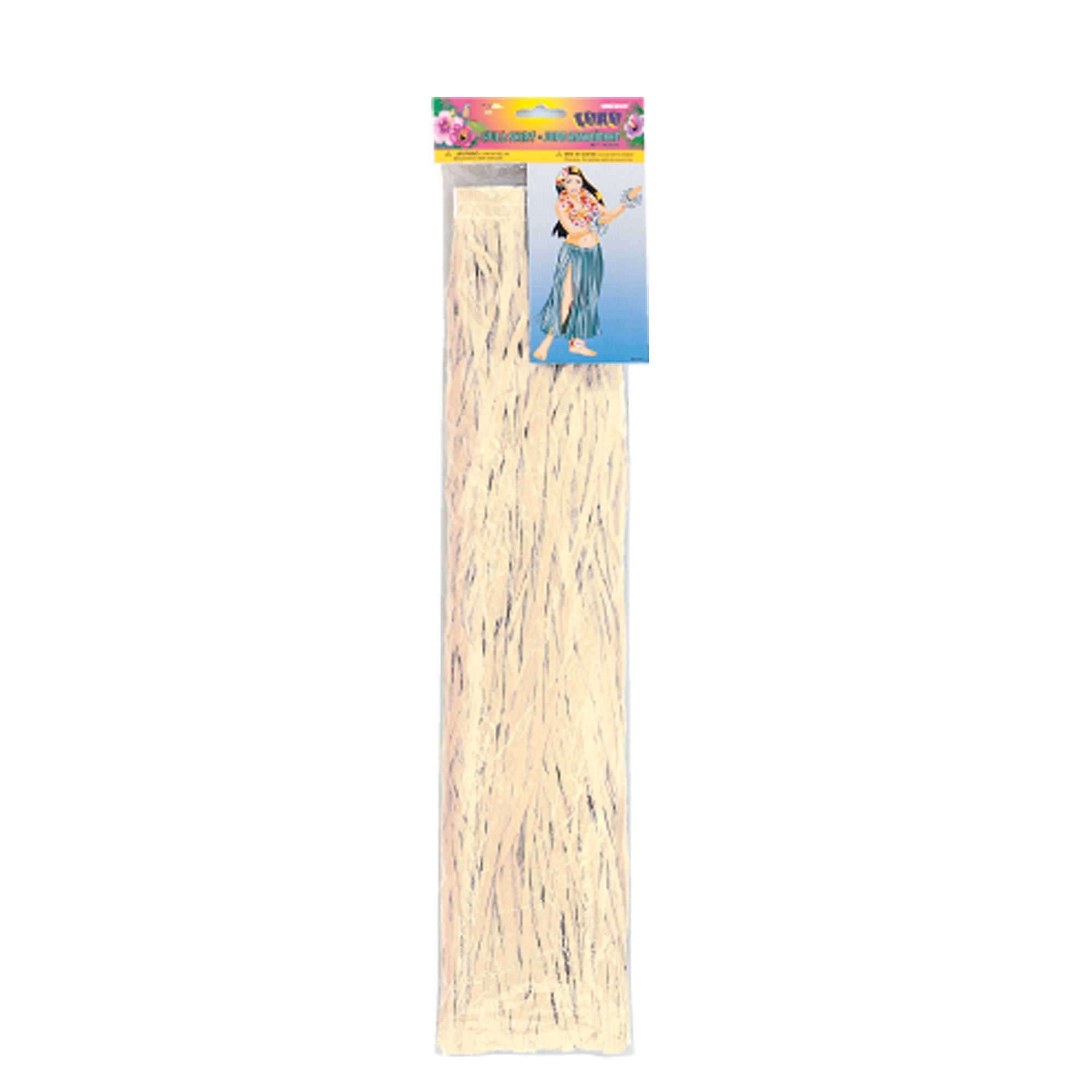 Naturel Nylon Hula Skirt 36W x 30L in