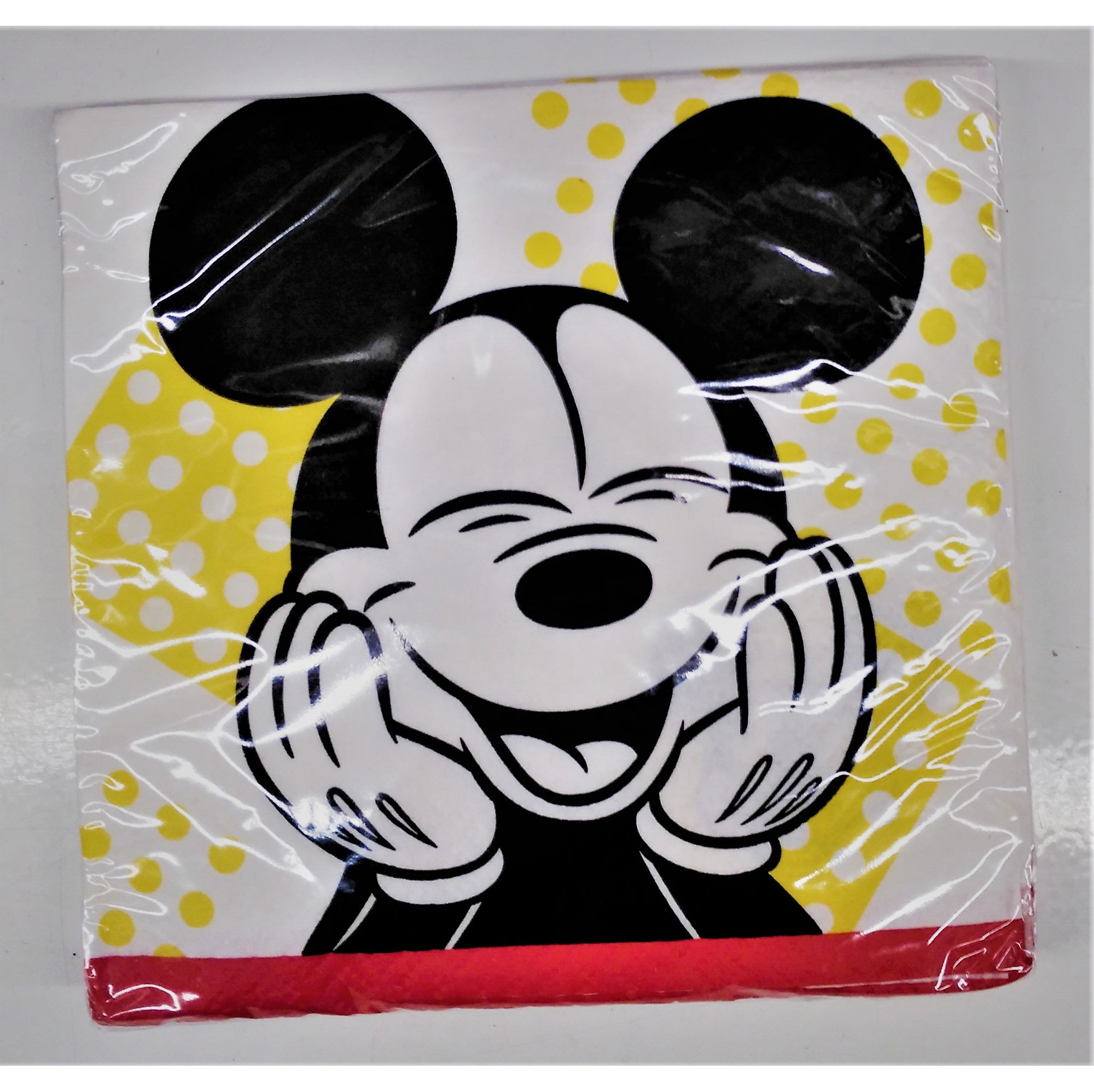 Mickey 16 Beverage Napkins 9.75x9.75in