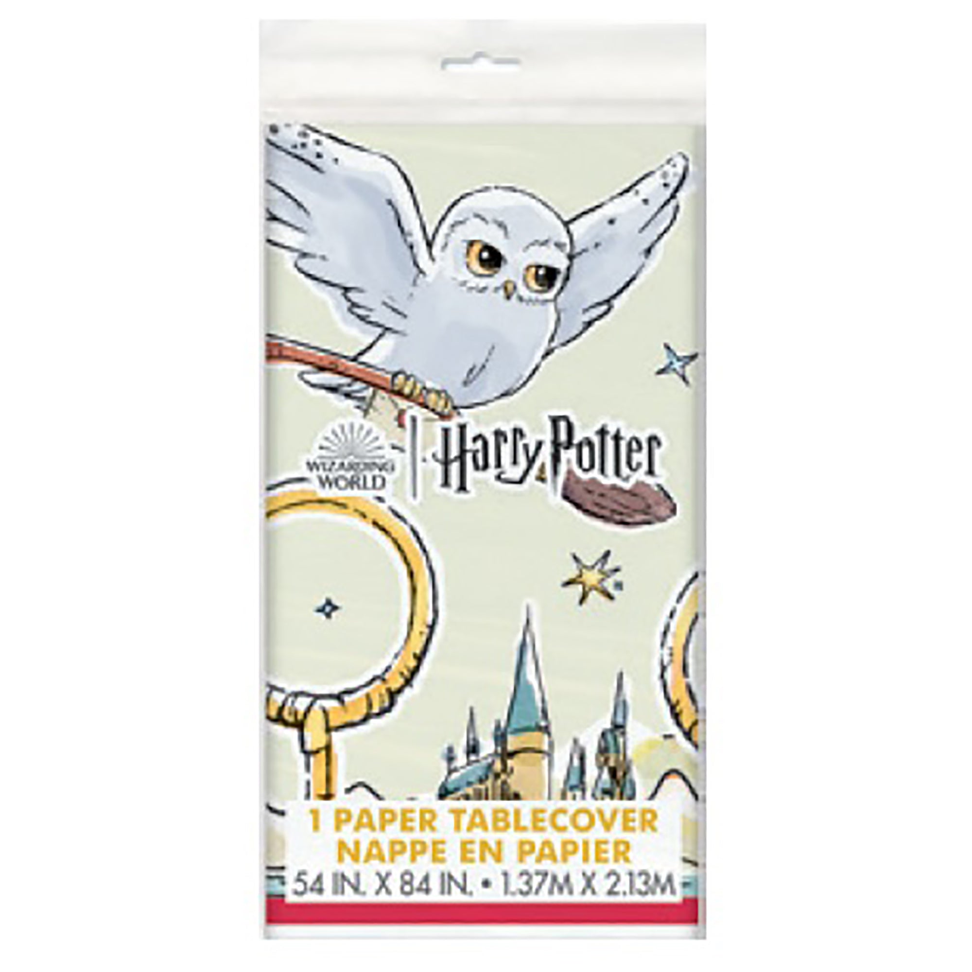 Harry Potter Plastic Table Cover 54x84in