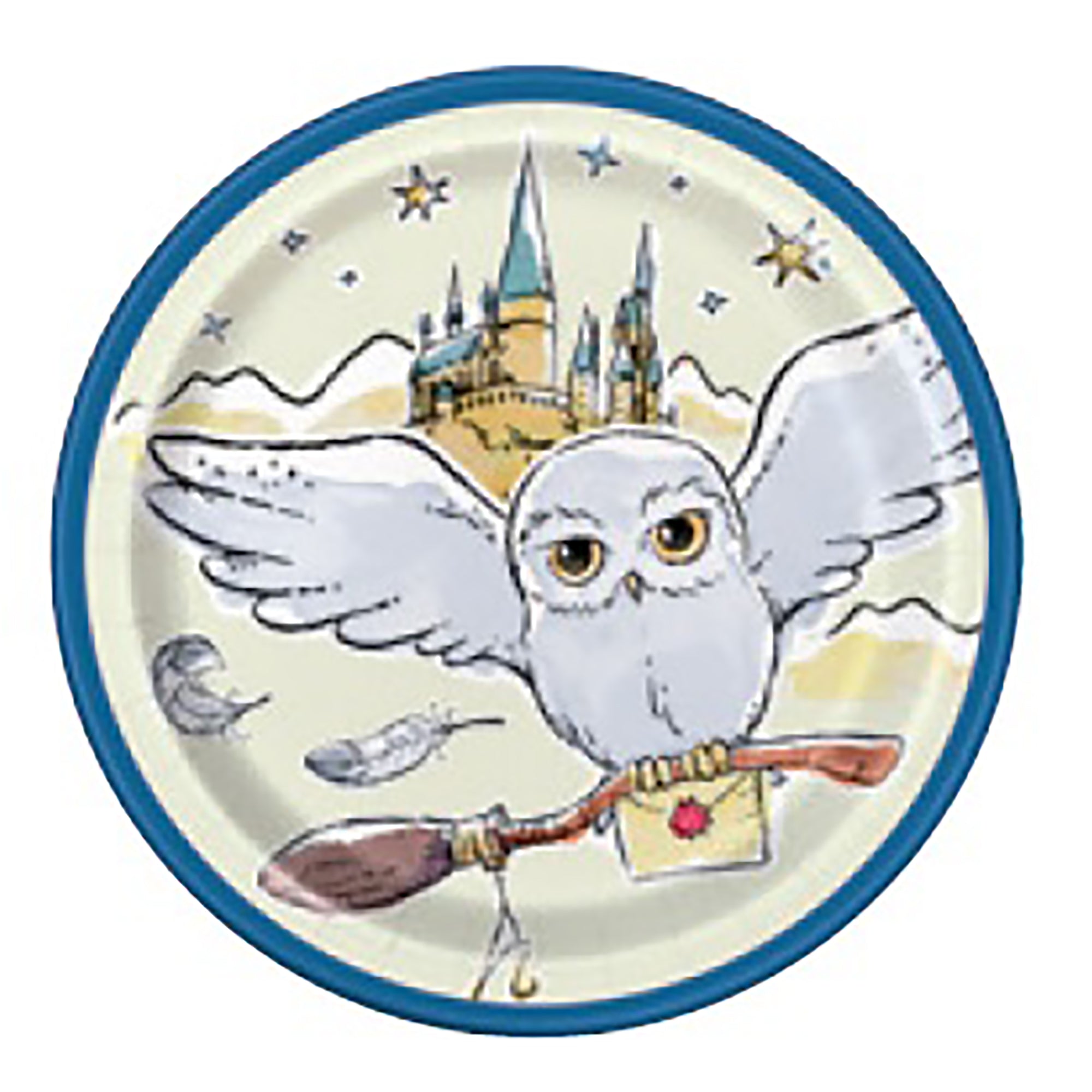 Harry Potter 8 Round Paper Plates 7in