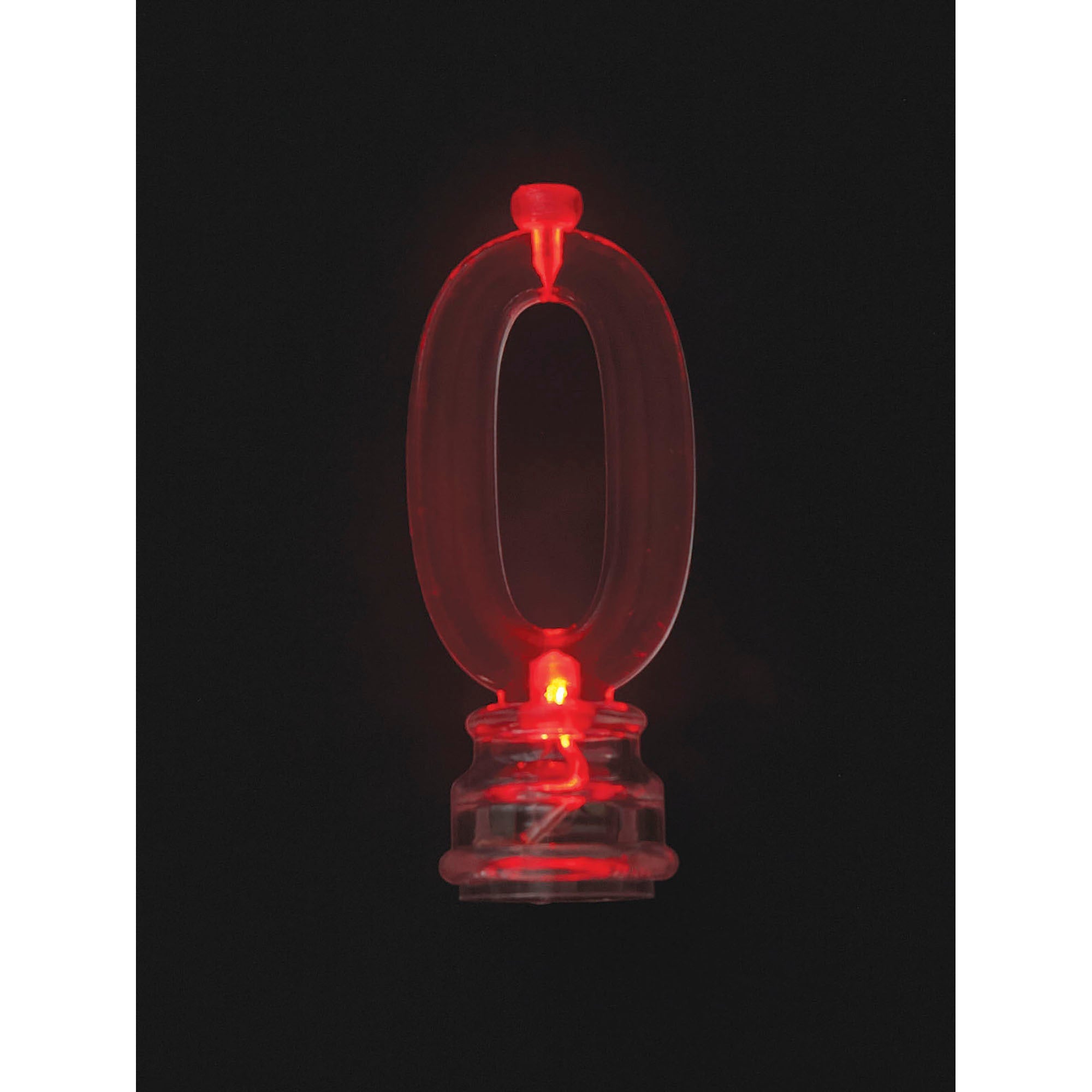 Age 0 Flashing Multi Color Candle Holder with 4 Birthday Candles 5pcs Total 3in and 2.5in