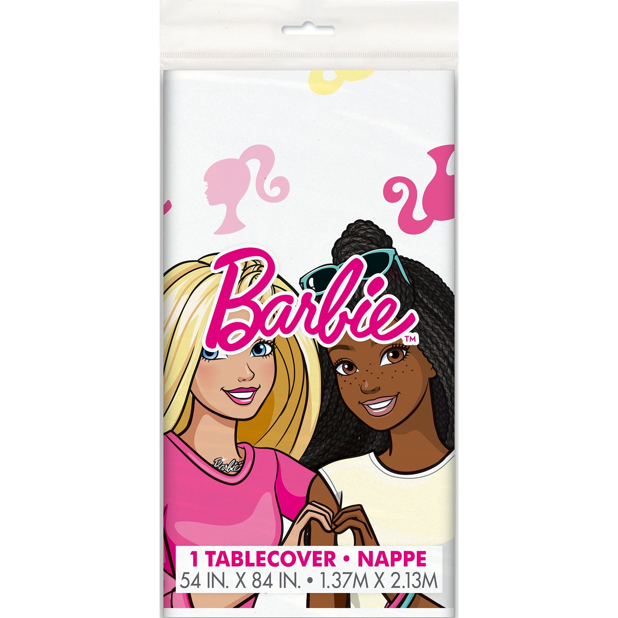 Barbie Plastic Tablecover 54x84in