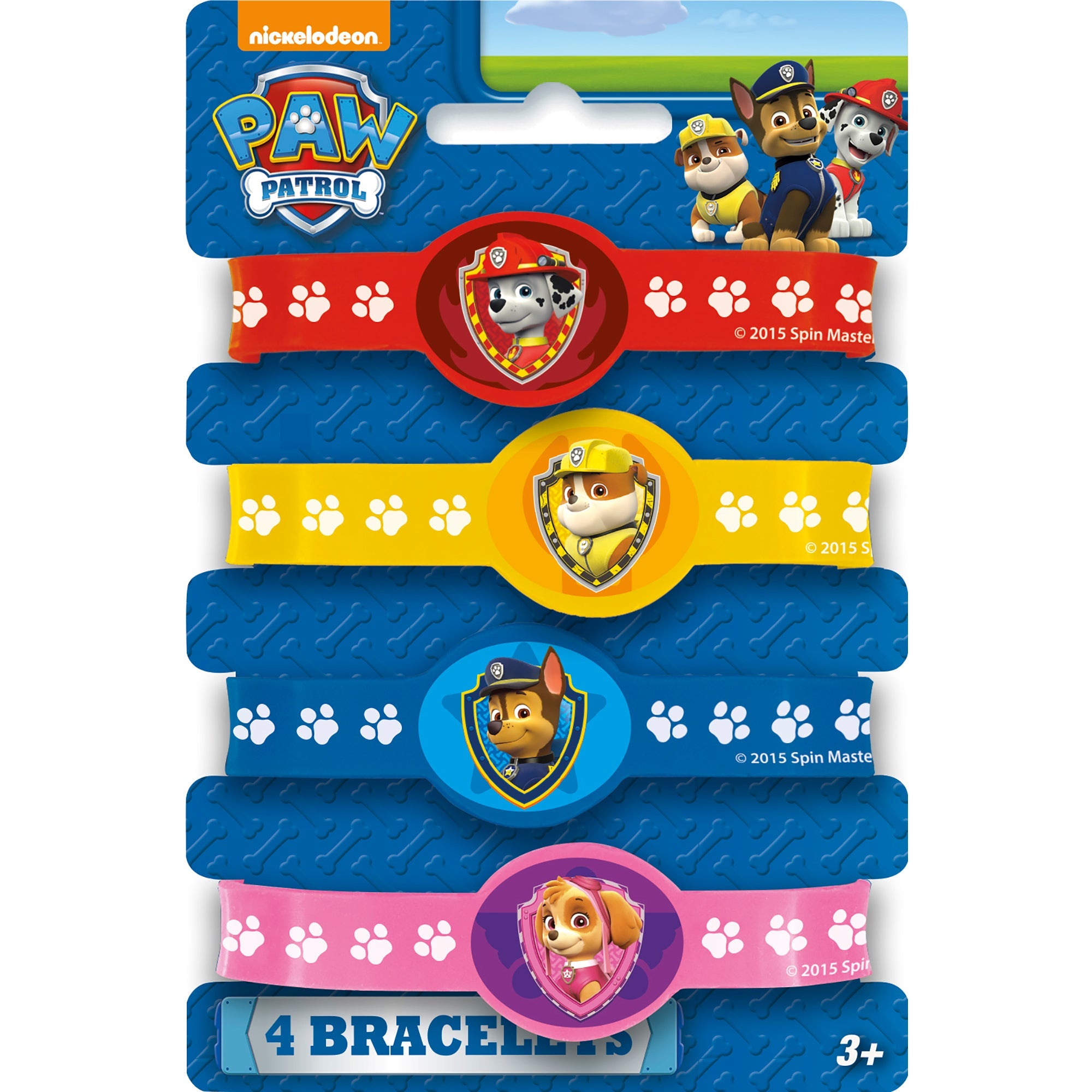 Paw Patrol 4 Stretchy Bracelets
