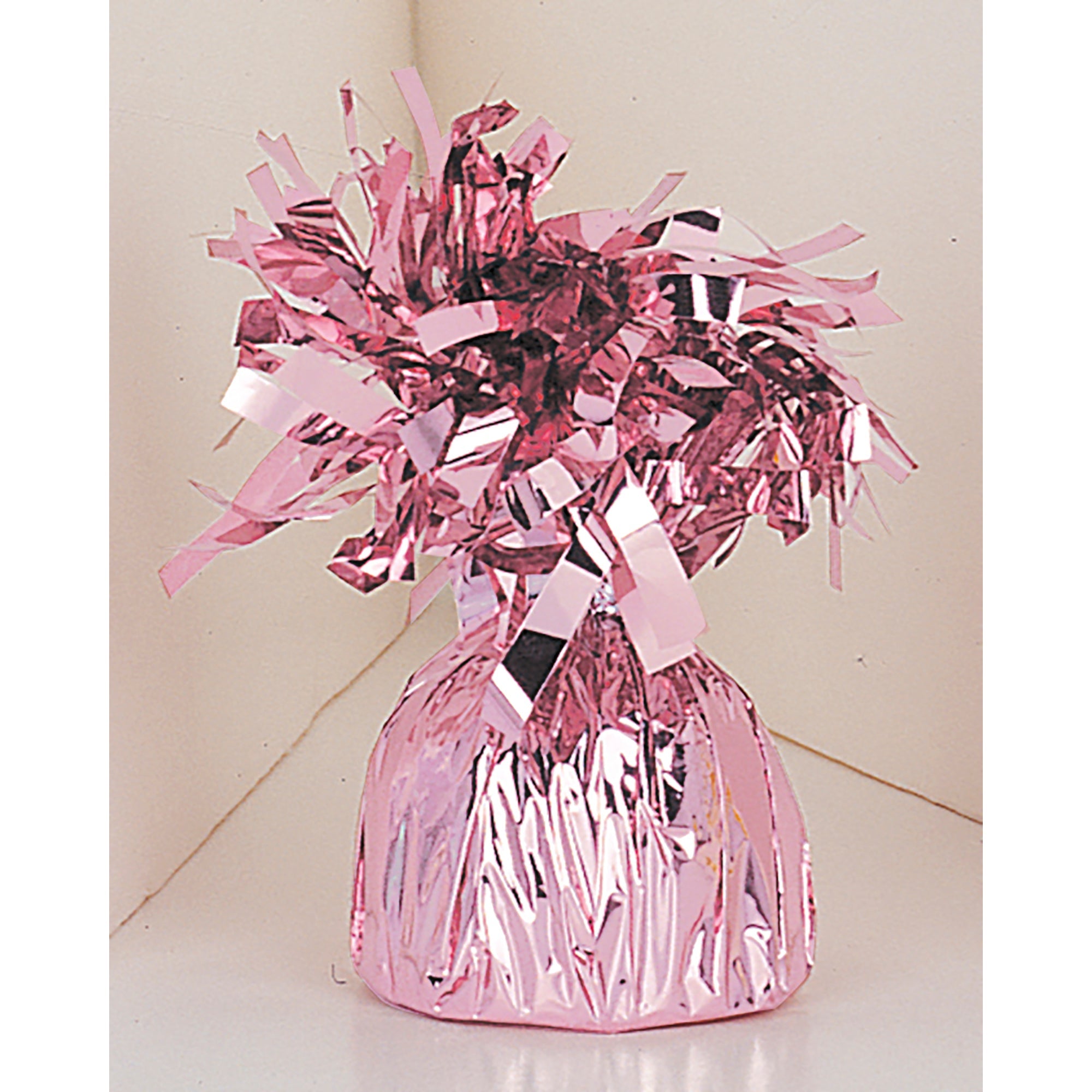 Foil Balloon Weight Pink 4.5x2.25in