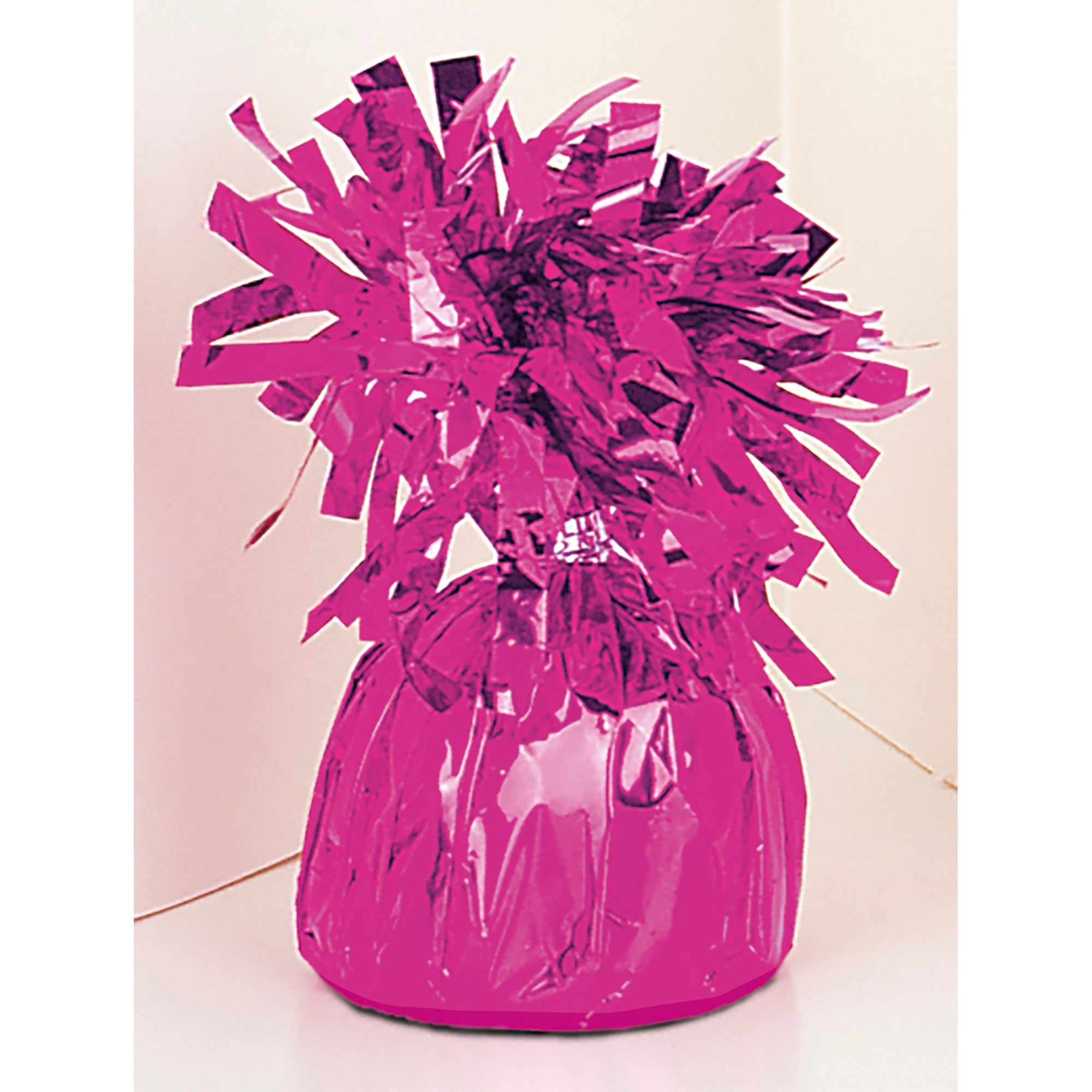 Foil Balloon Weight Magenta 4.5x2.25in