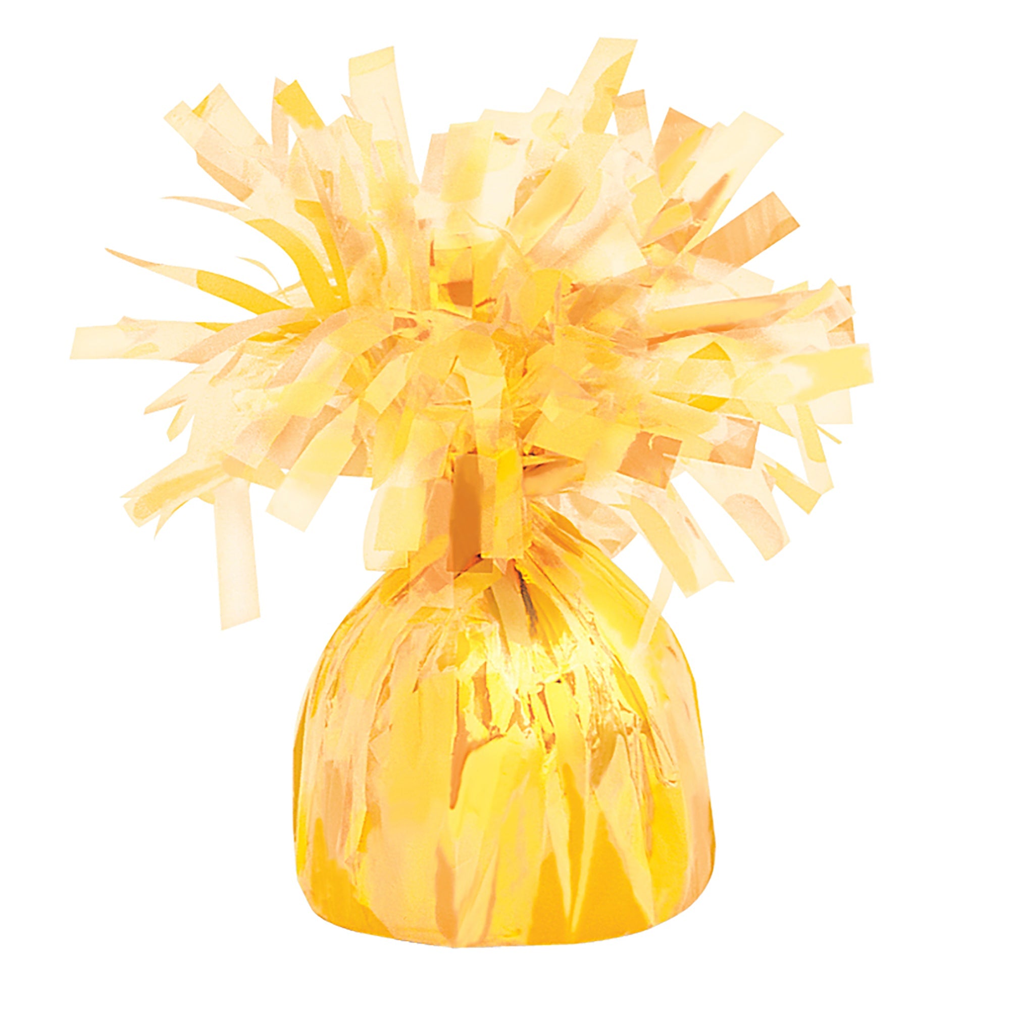 Foil Balloon Weight Yellow 4.5x2.25in