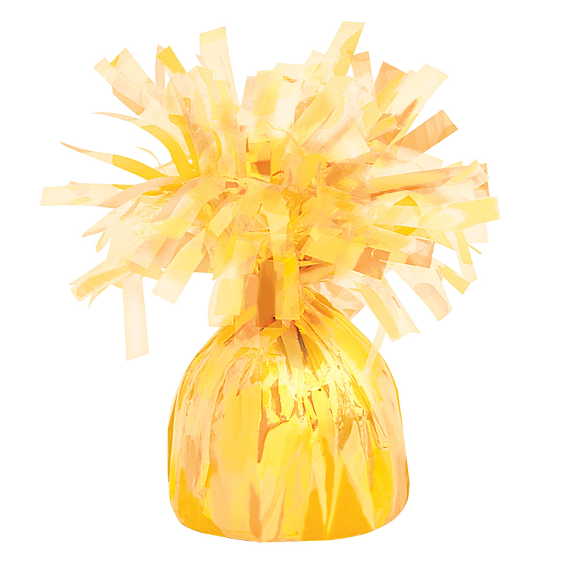 Foil Balloon Weight Yellow 4.5x2.25in