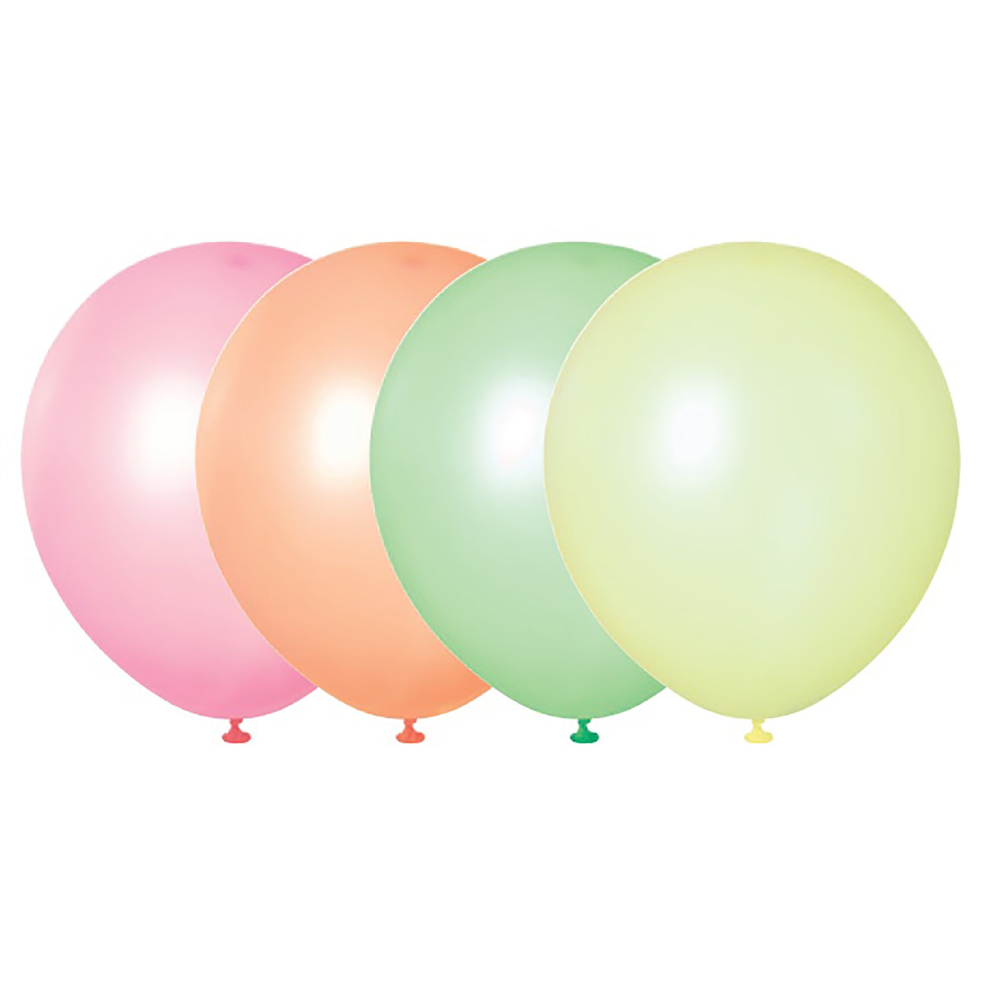 10 Latex Balloons 12in Neon Assorted 