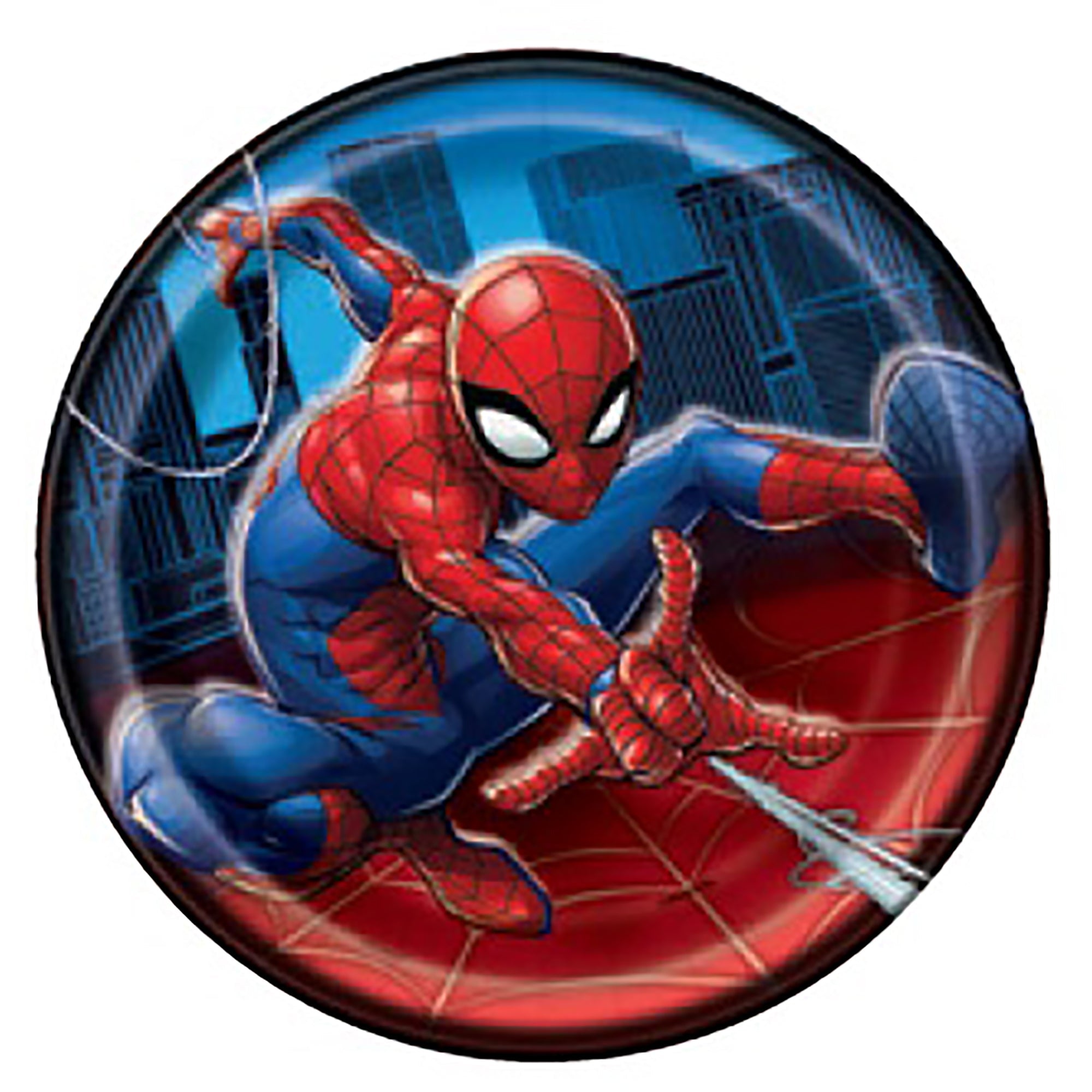 Spiderman 8 Round Paper Plates 7in