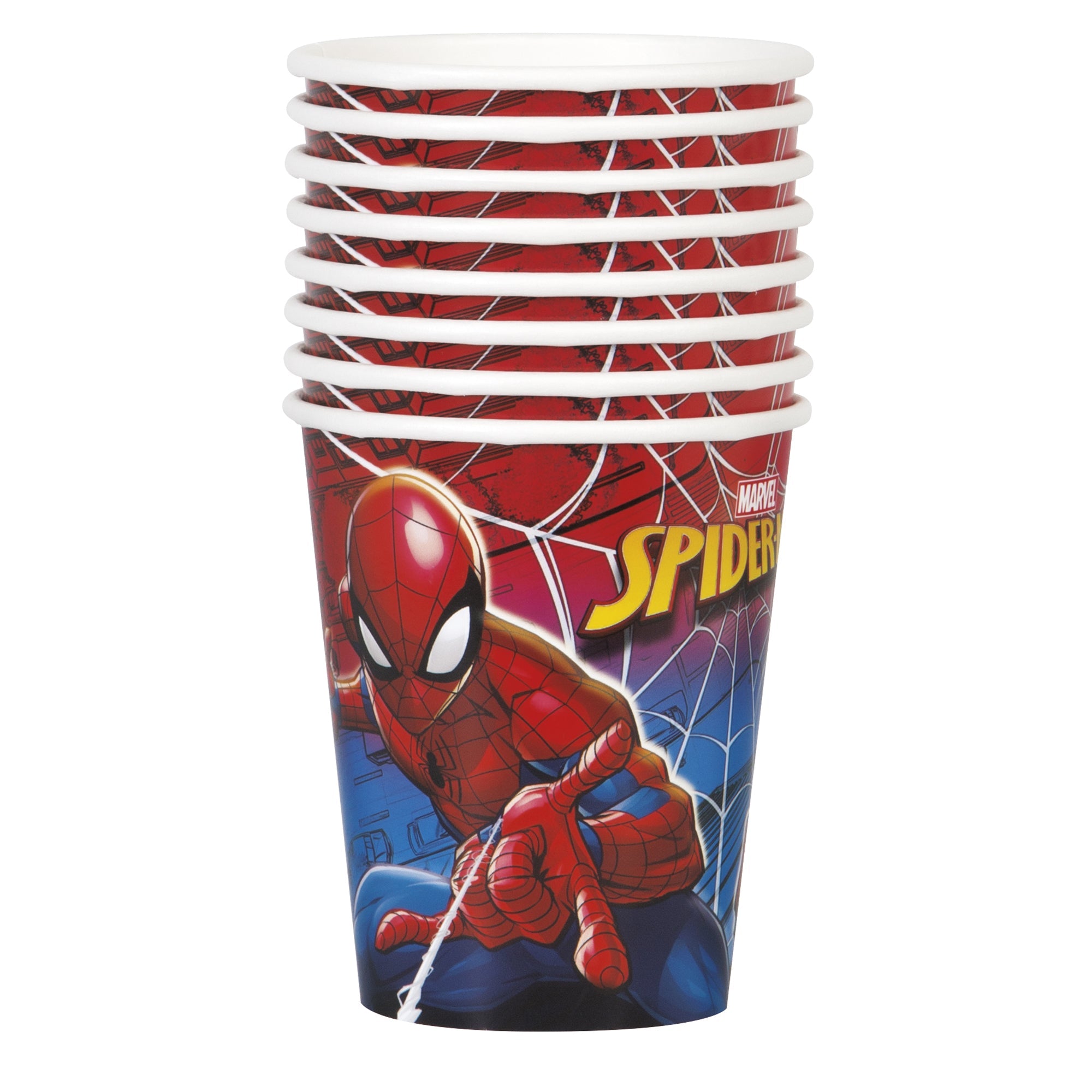 Spiderman 8 Paper Cups 9oz