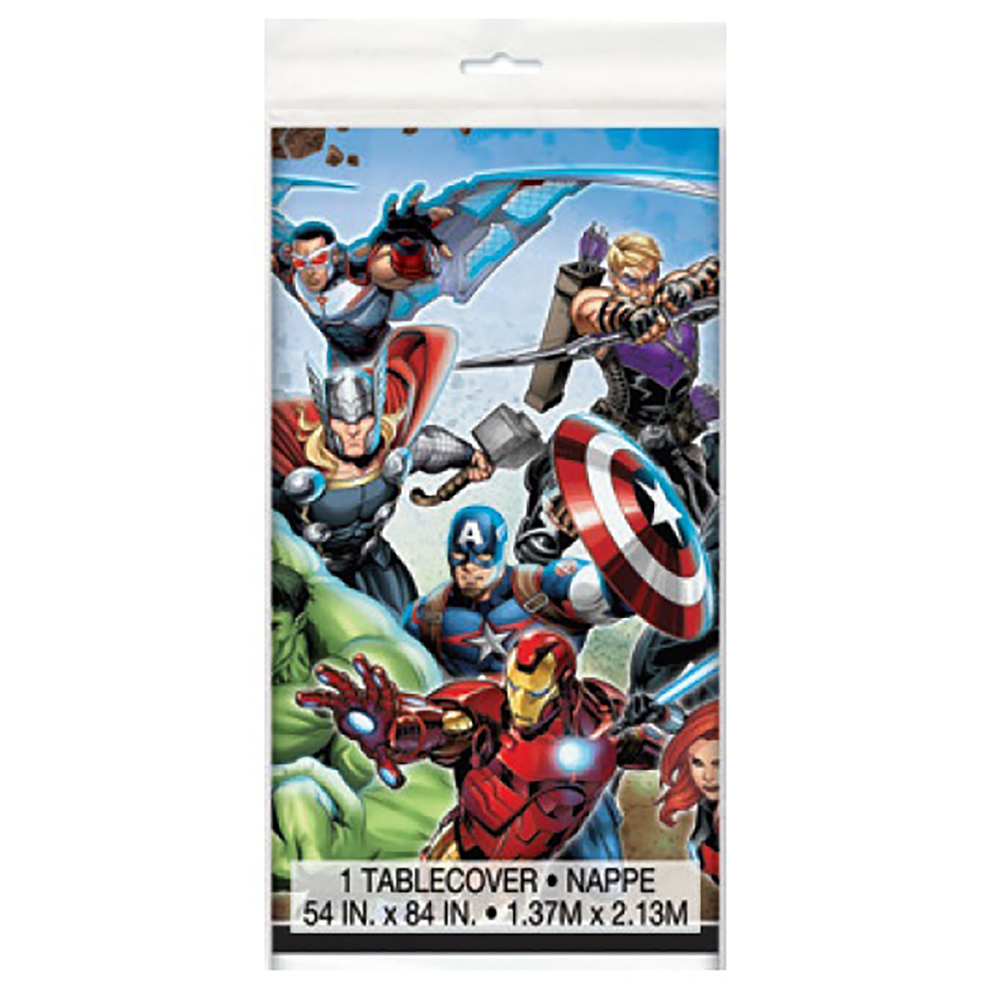 Avengers Plastic Table Cover 54x84in