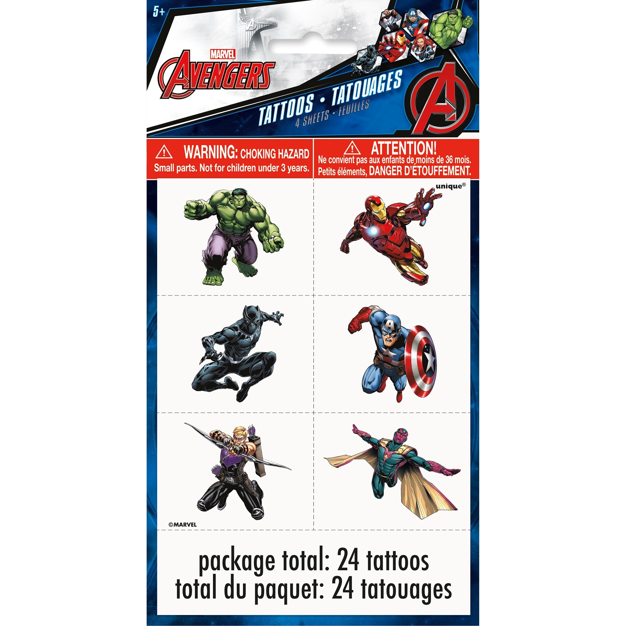 Avengers 24 Tattoos