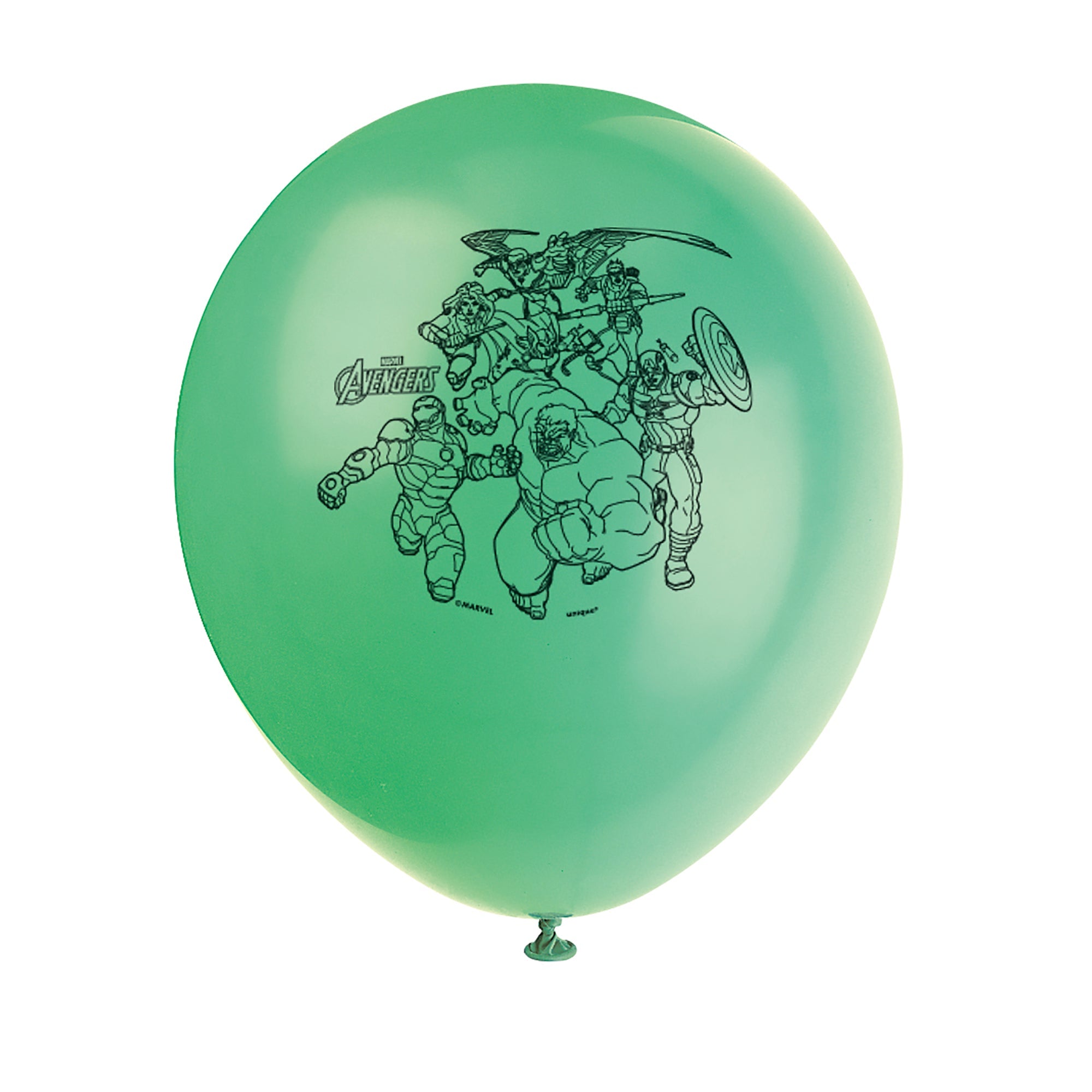 Avengers 8 Printed Latex Balloons 12in Assorted Colors