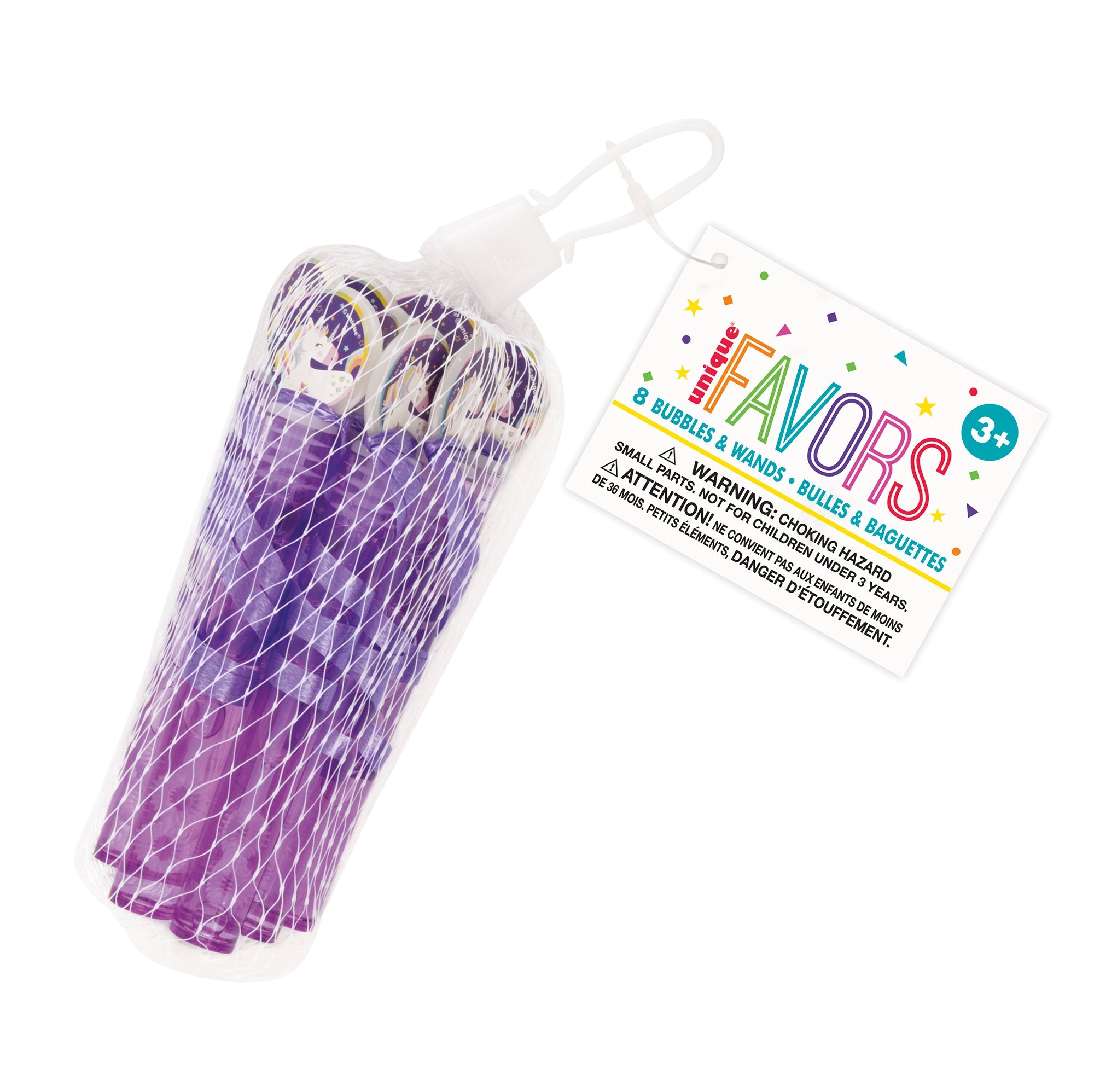 Unicorn 8 Bubbles and Wands