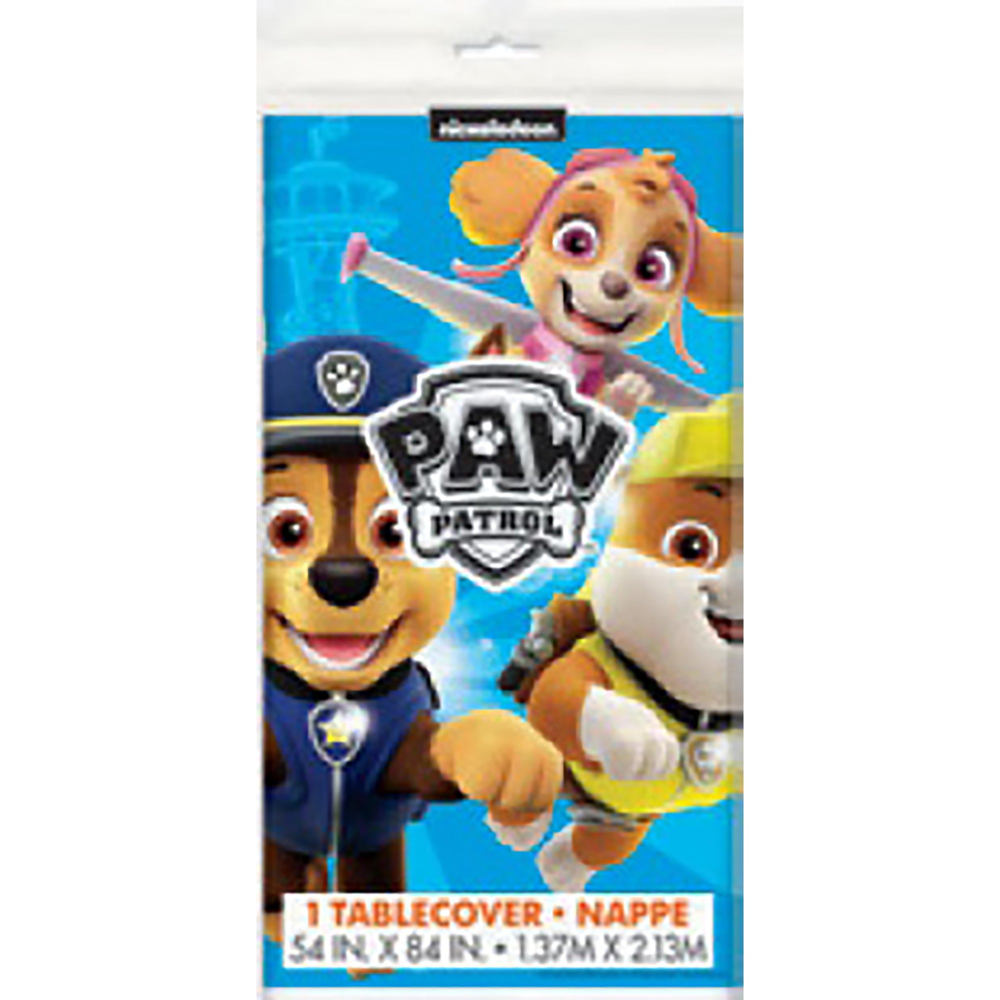 Paw Patrol Plastic Table Cover 54x84in