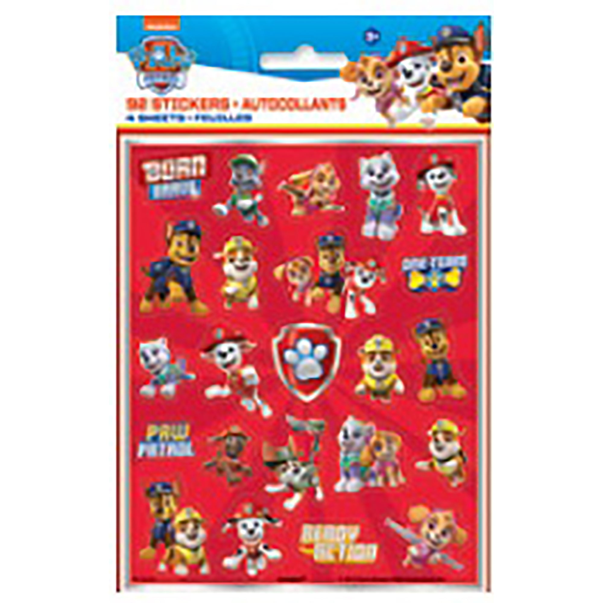 Paw Patrol Stickers 4 Sheets
