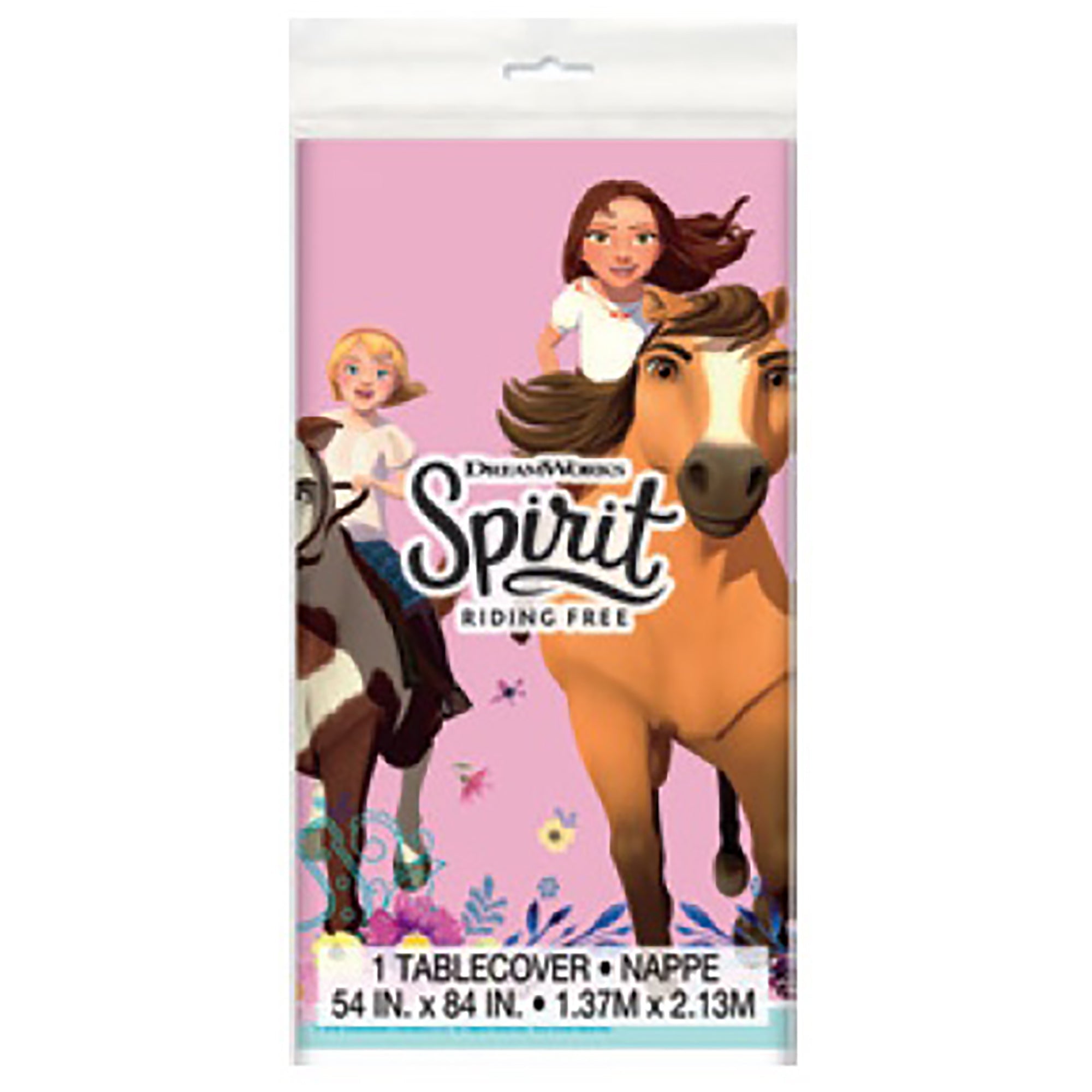 Spirit Plastic Table Cover 54x84in