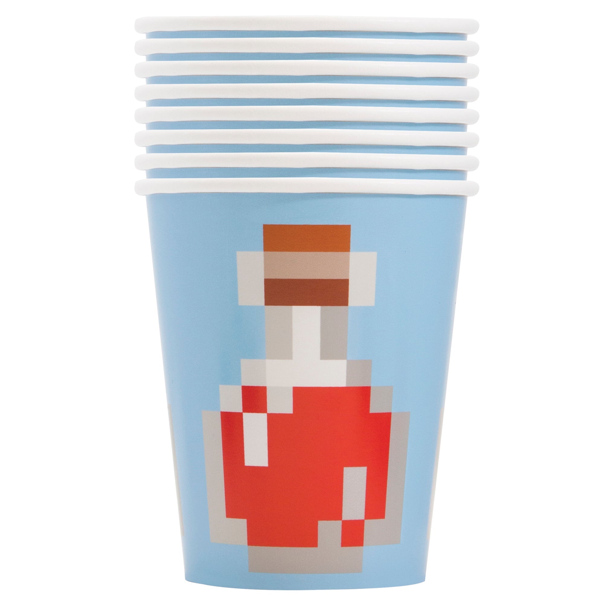Minecraft 8 Paper Cups 9oz