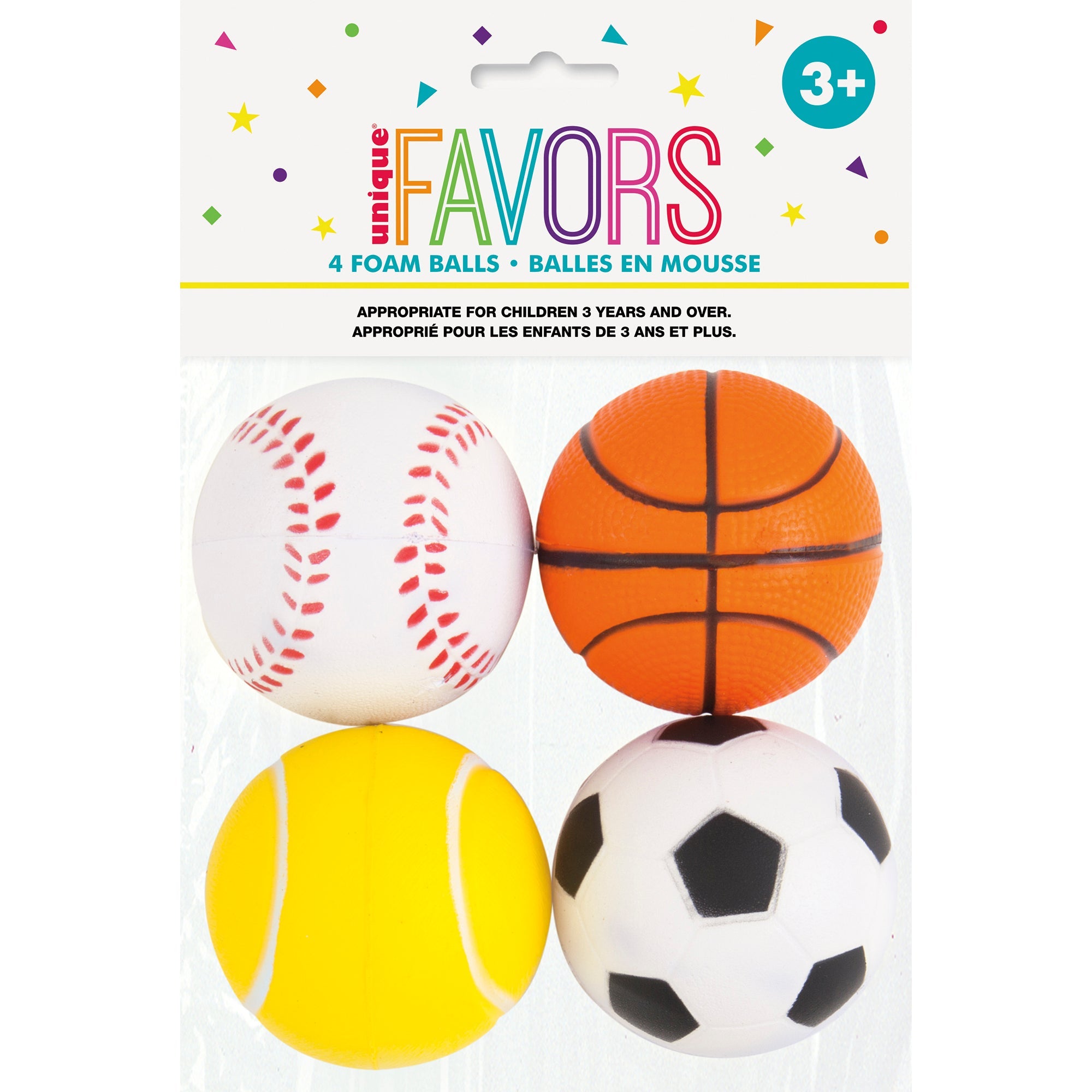 4 Foam Balls 2in