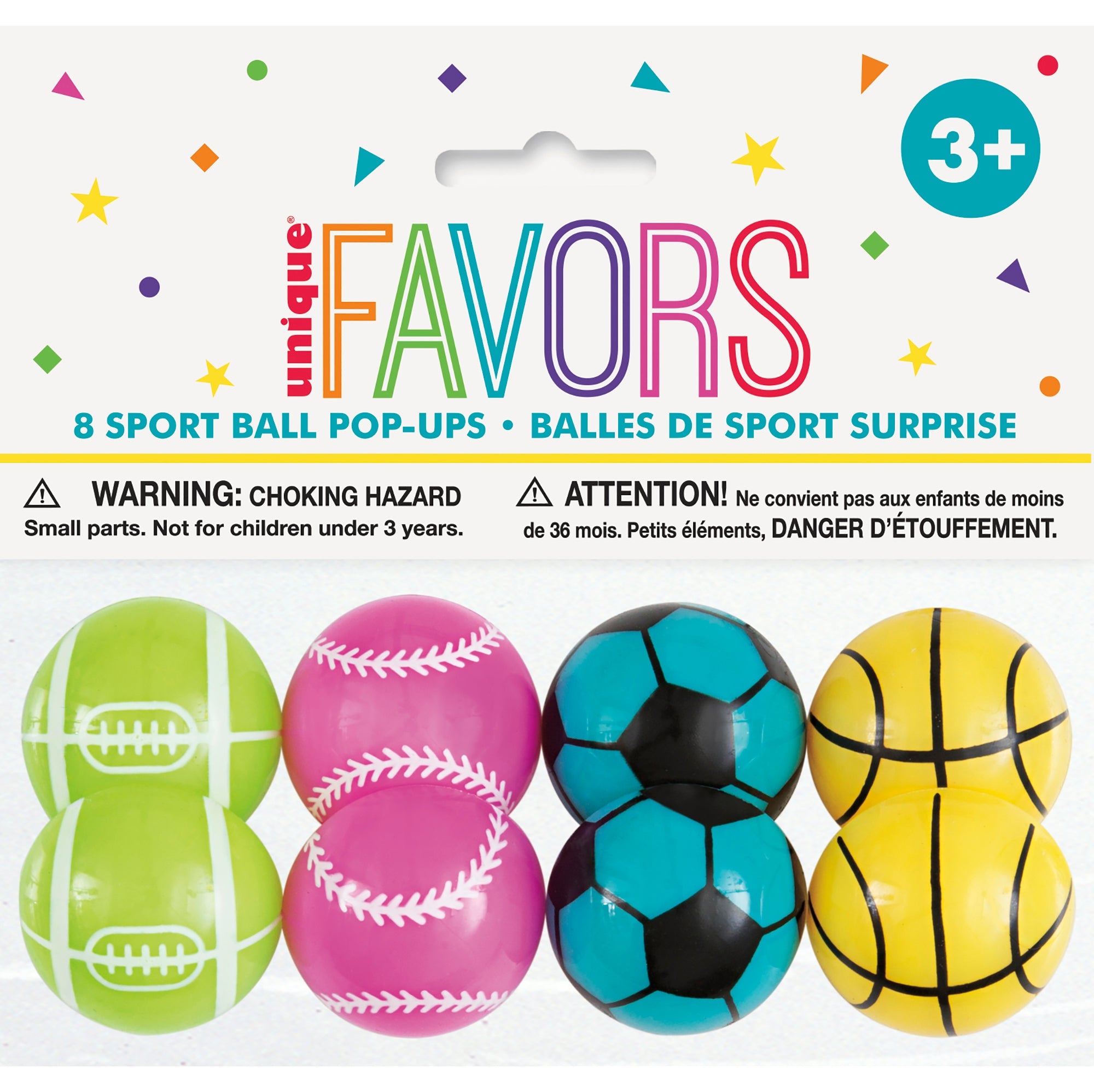 8 Sport Ball Pop-ups