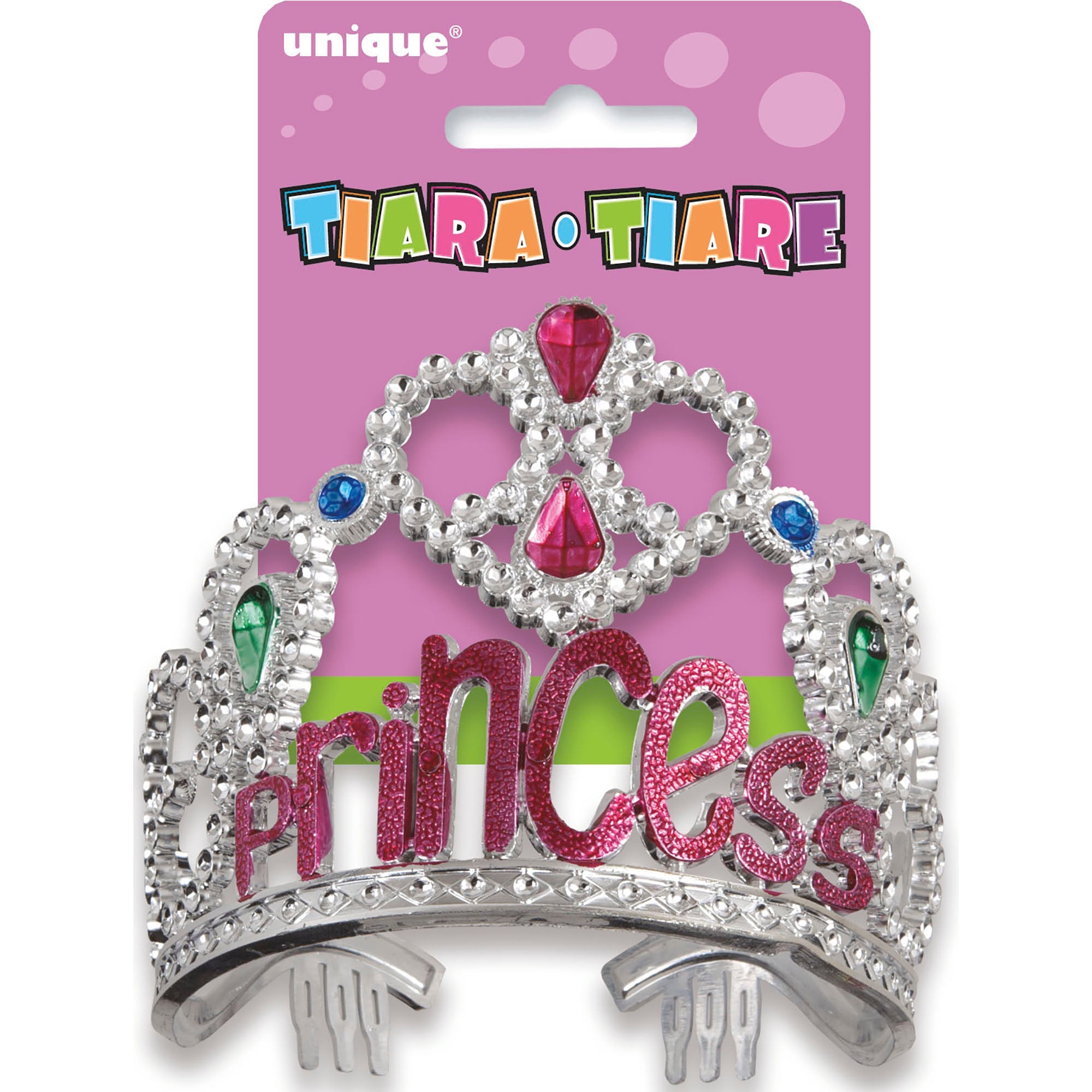 Jeweled Princess Tiara Plastic