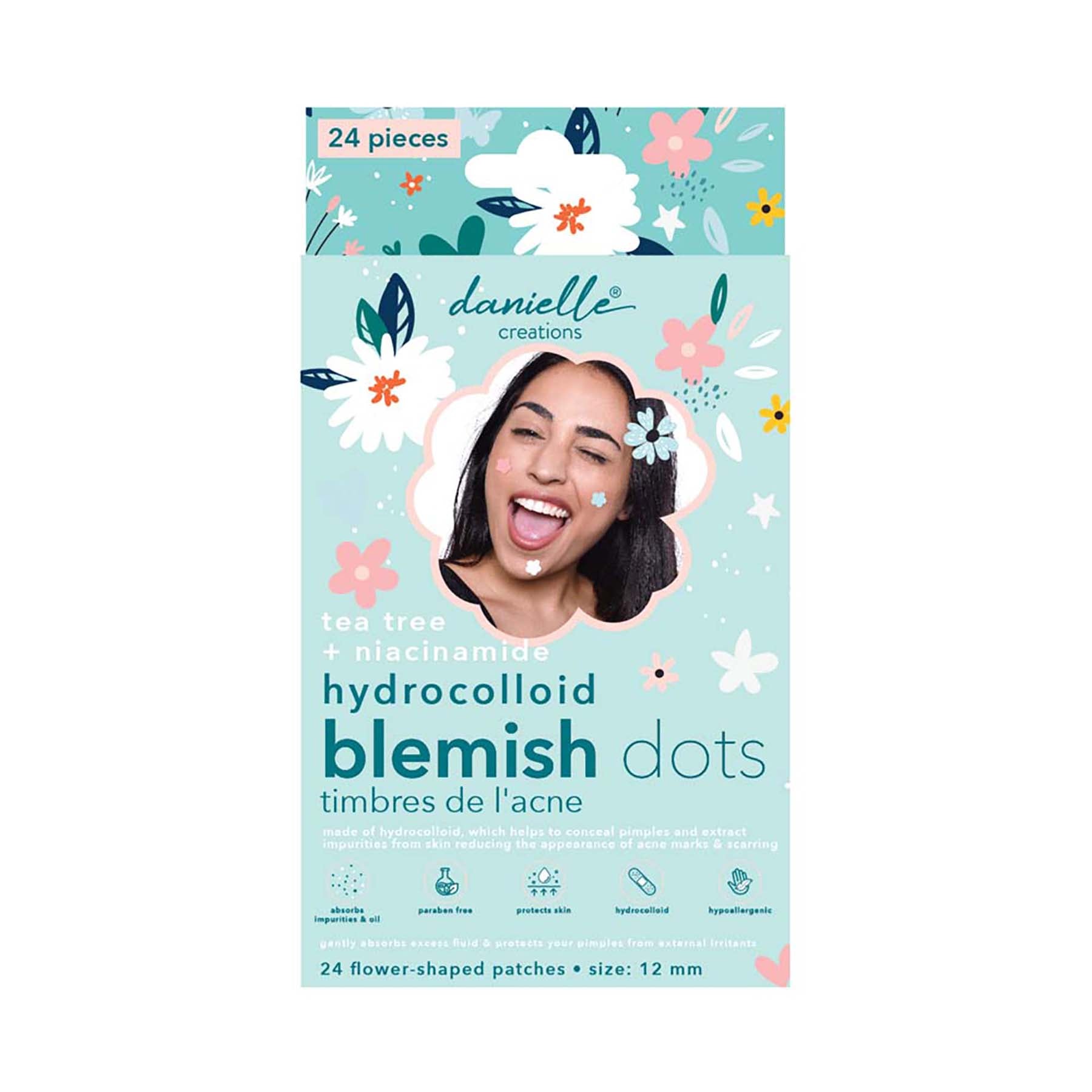 Danielle Creations 24 Acne Patches Flower-shaped 12mm
