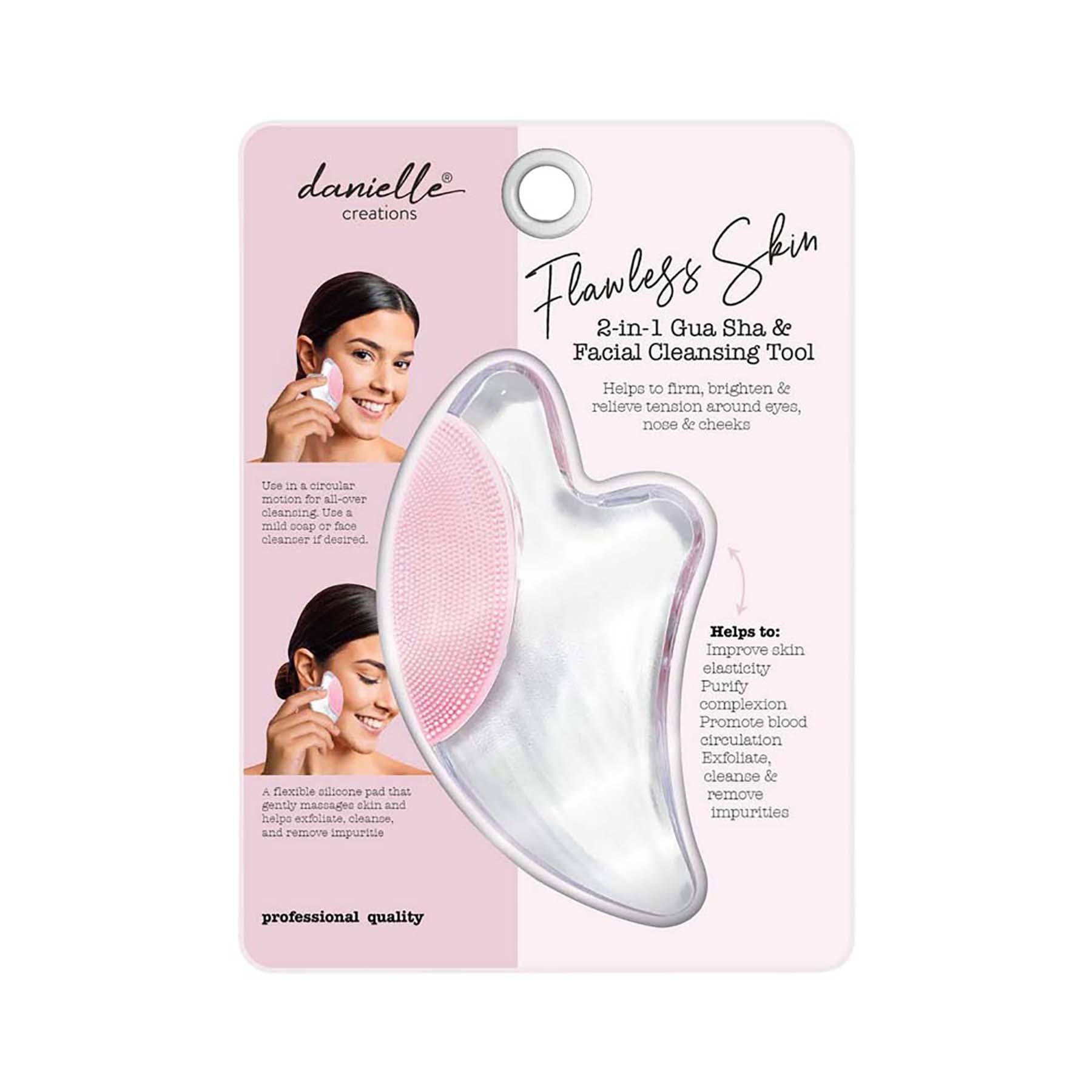 Danielle Creations Gua Sha Cleansing Tool - Silicone 5.25x2.75in