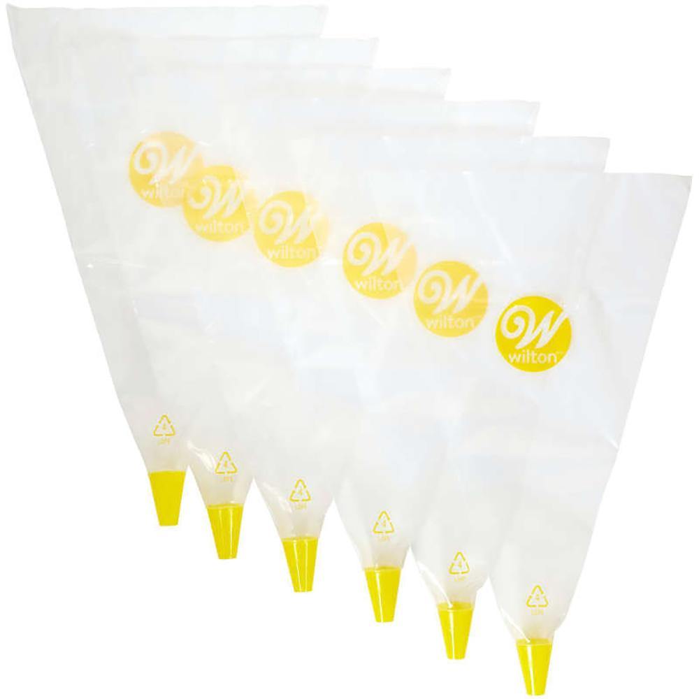 Wilton Disposable Decorating Icing Bag & Tip 2A 6 Count - Dollar Max Depot