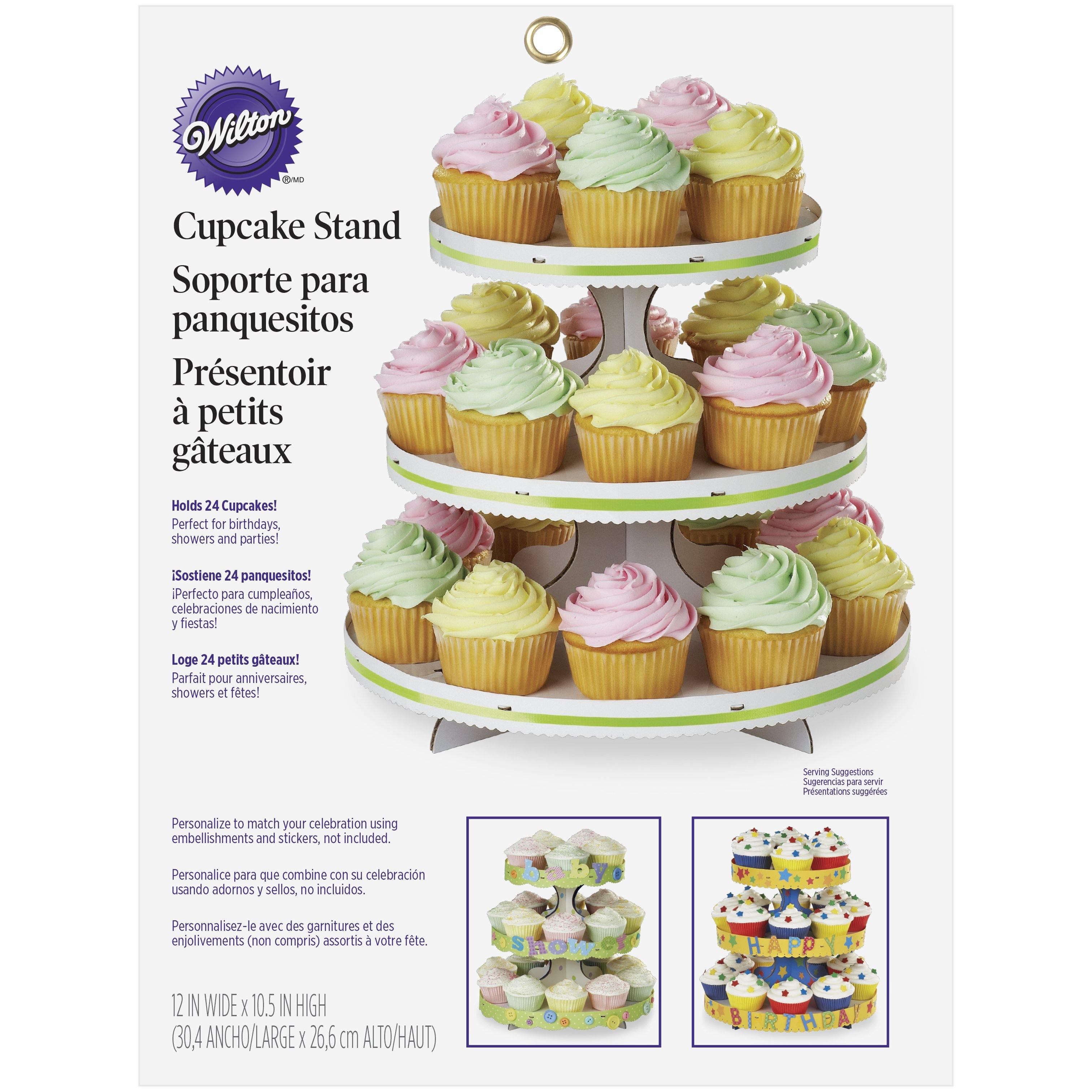 Wilton Cupcake & Treat Stand White - Dollar Max Dépôt