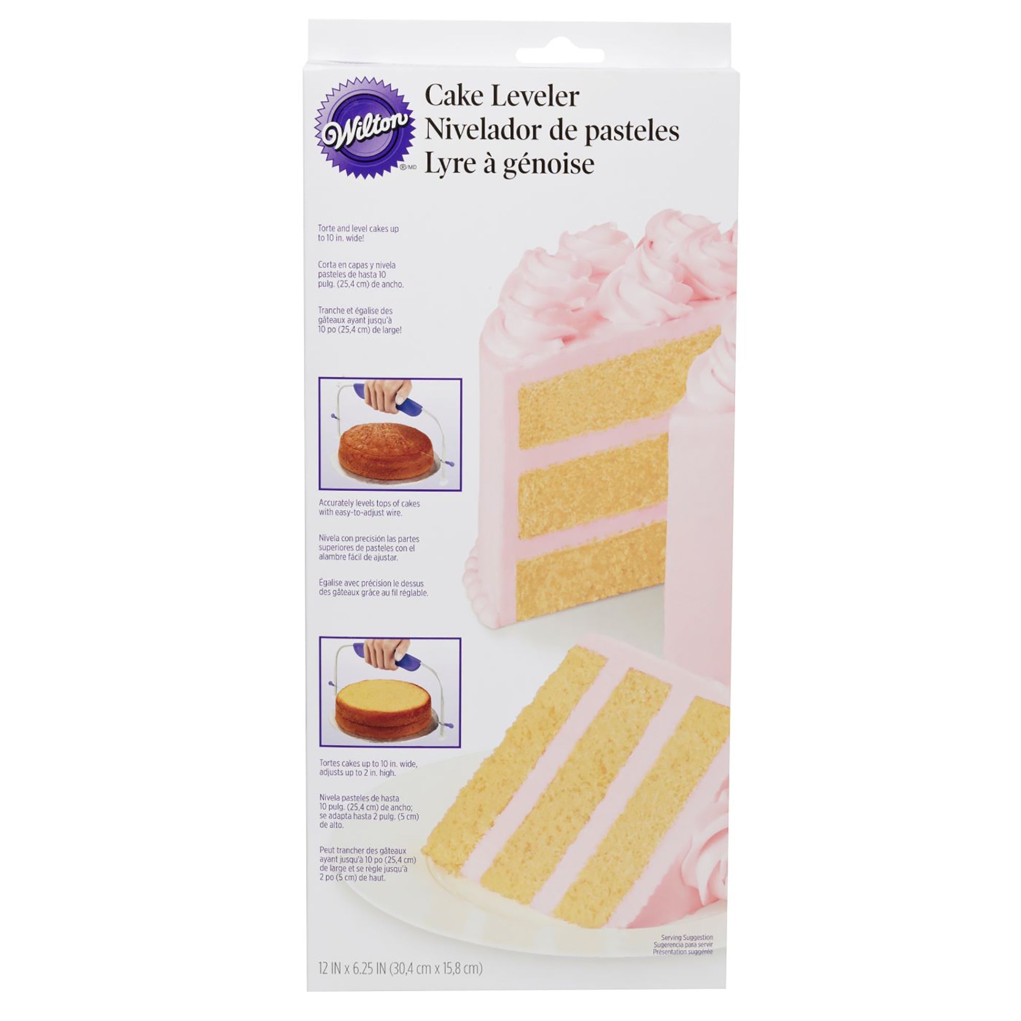 Wilton Cake Leveler Metal 12x6.25in