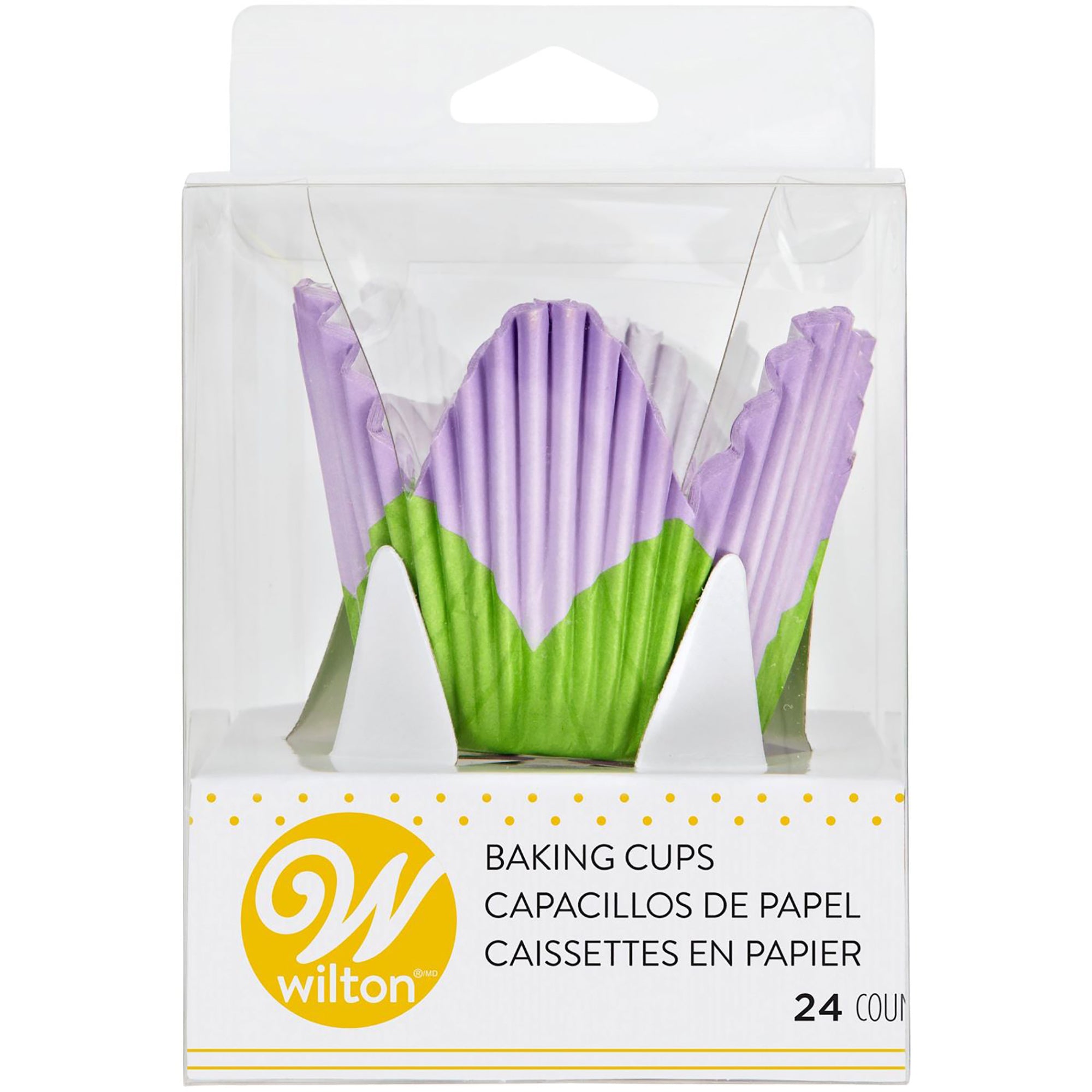 Wilton 24 Paper Baking Cups Lavender Petal 2.5in