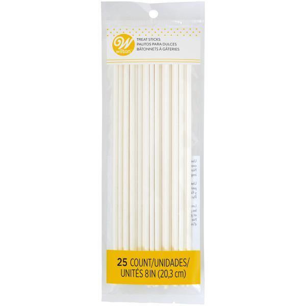Wilton Lollipop Sticks 8In 25 Count Efs - Dollar Max Dépôt