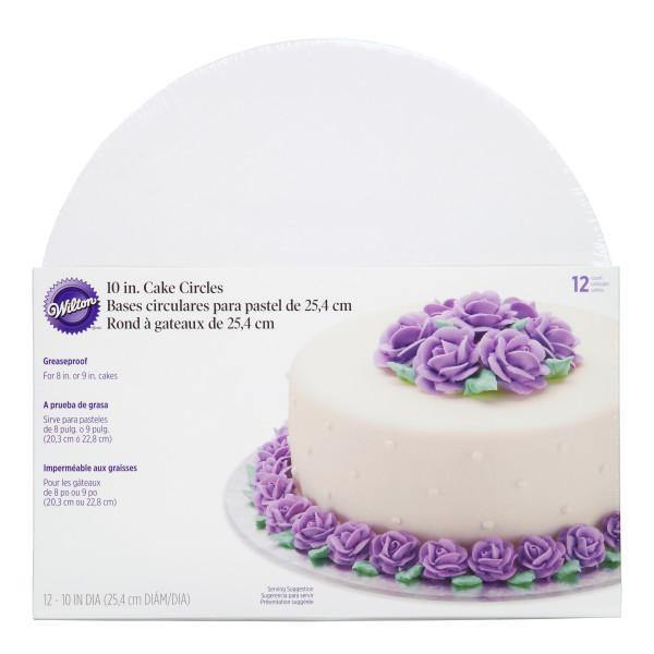 Wilton Cake Circles 10In 12Pk Efs - Dollar Max Dépôt