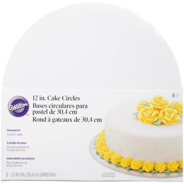 Wilton Cake Circles 12In 8Pk Efs - Dollar Max Dépôt