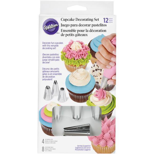 Wilton Decorating Set 12Pc Cupcake Ef - Dollar Max Dépôt