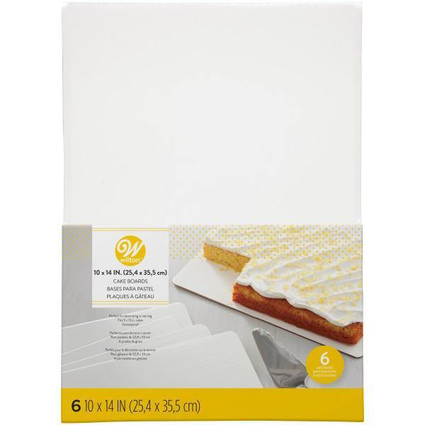 Wilton Cake Treat Boards 6Ct 10 X 14 - Dollar Max Dépôt