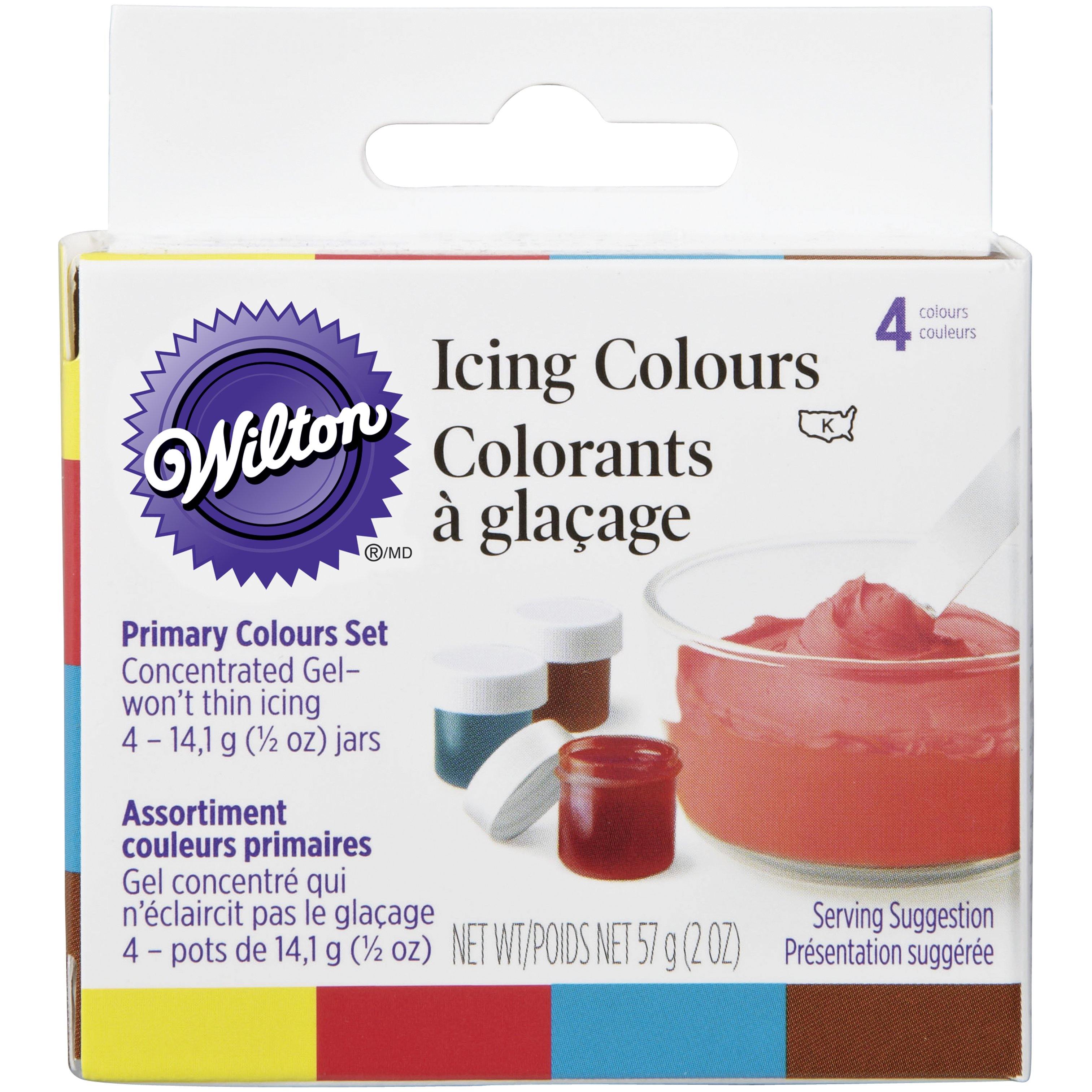 Wilton Icing Colour Kit 2Oz .5 Ea 4 - Dollar Max Dépôt