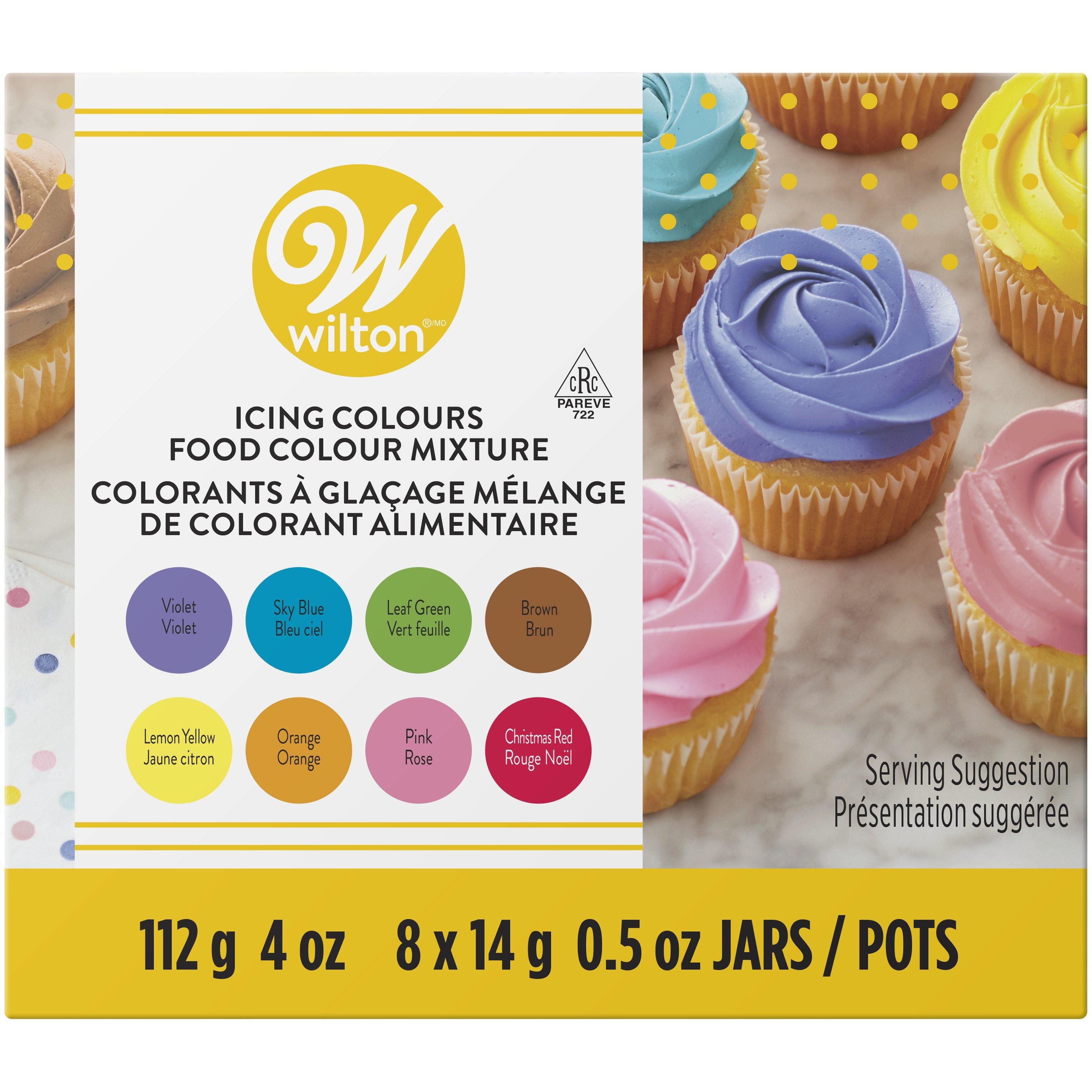 Wilton Icing Colour Kit 8 Pack - 4Oz - Dollar Max Dépôt