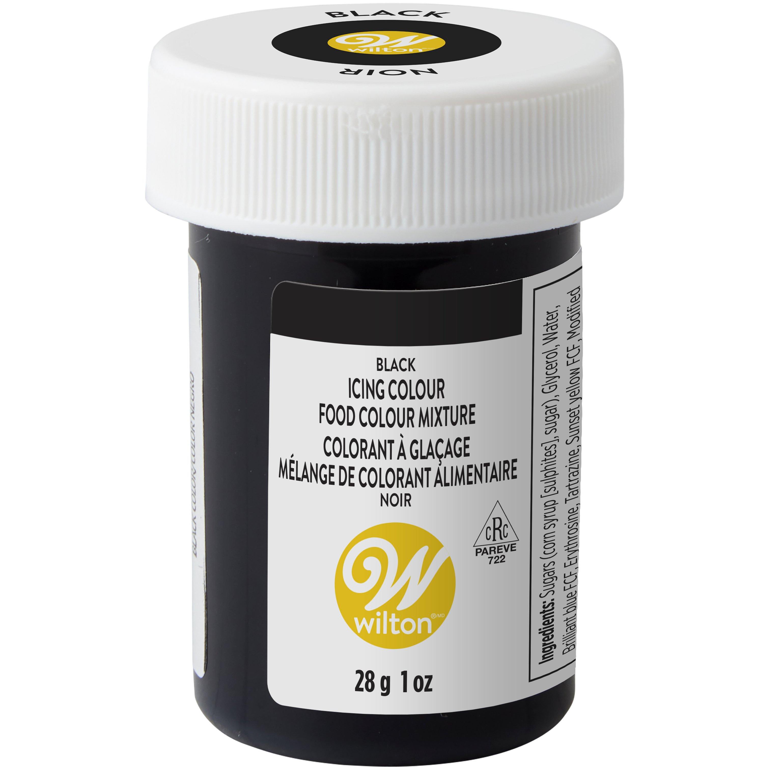 Wilton Icing Colour 1Oz Black Bilingu - Dollar Max Dépôt