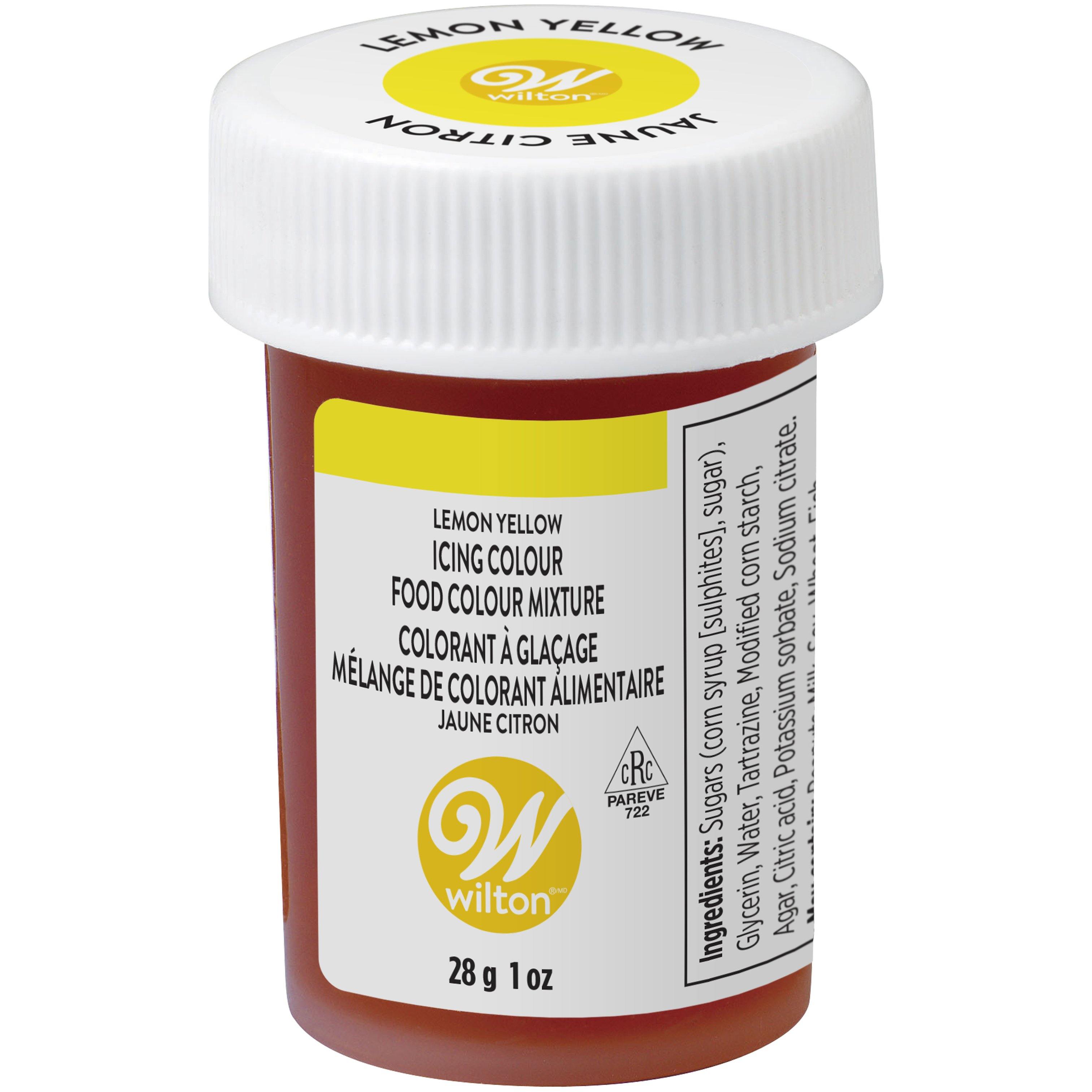 Wilton Icing Colour 1Oz Lemon Yellow - Dollar Max Dépôt