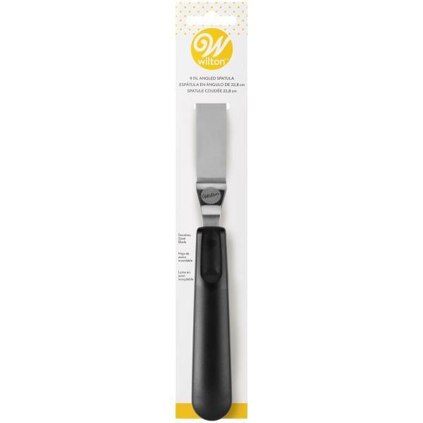 Wilton Spatula 9In Angled Black Efs - Dollar Max Dépôt