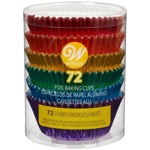 Wilton Baking Cups 72 Count Foil Multi Pr - Dollar Max Dépôt